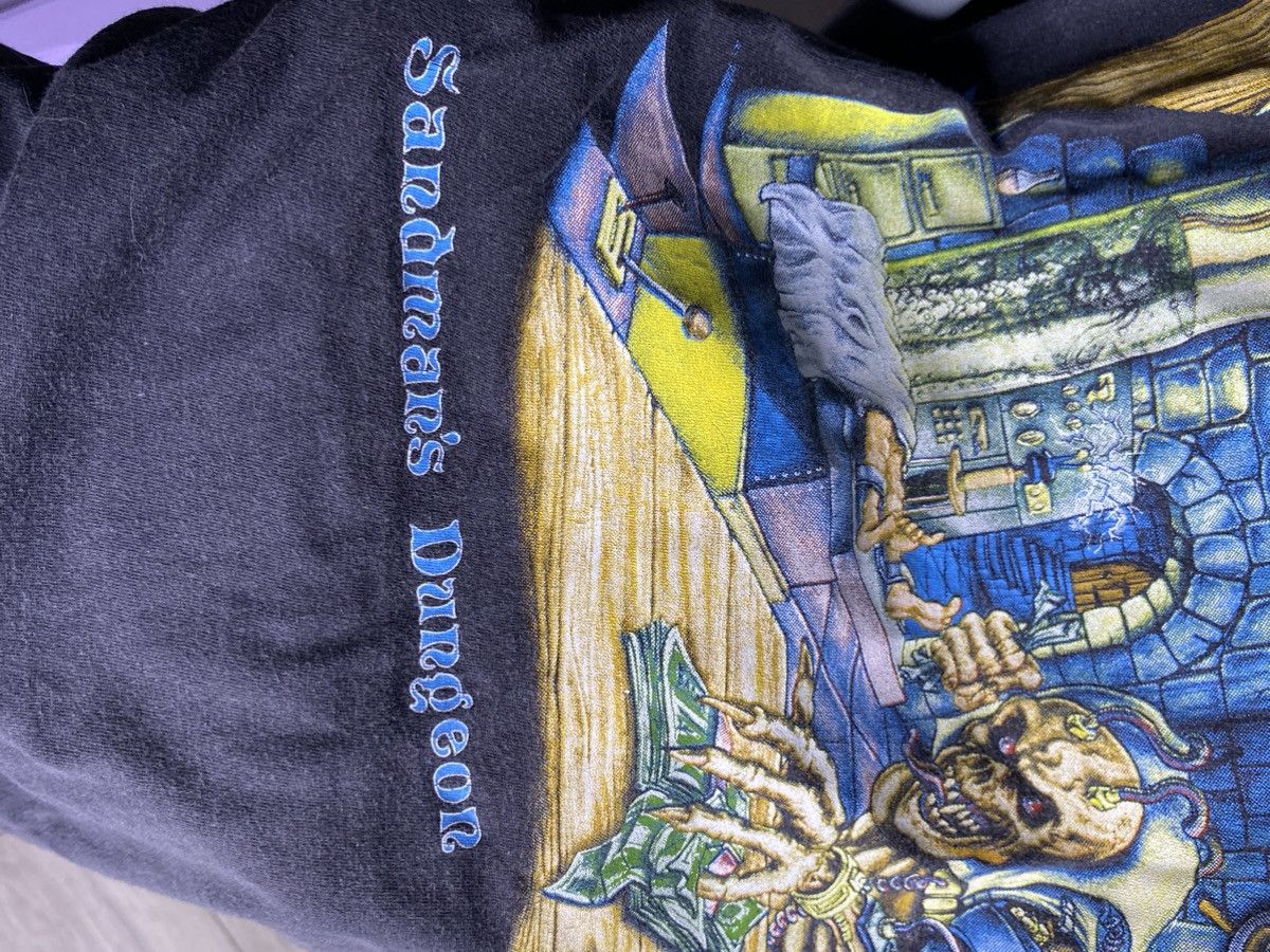 Band Tees × Metallica × Vintage Vintage 90s Metallica sandmans dungeon t shirt XL Size US XL / EU 56 / 4 - 6 Thumbnail