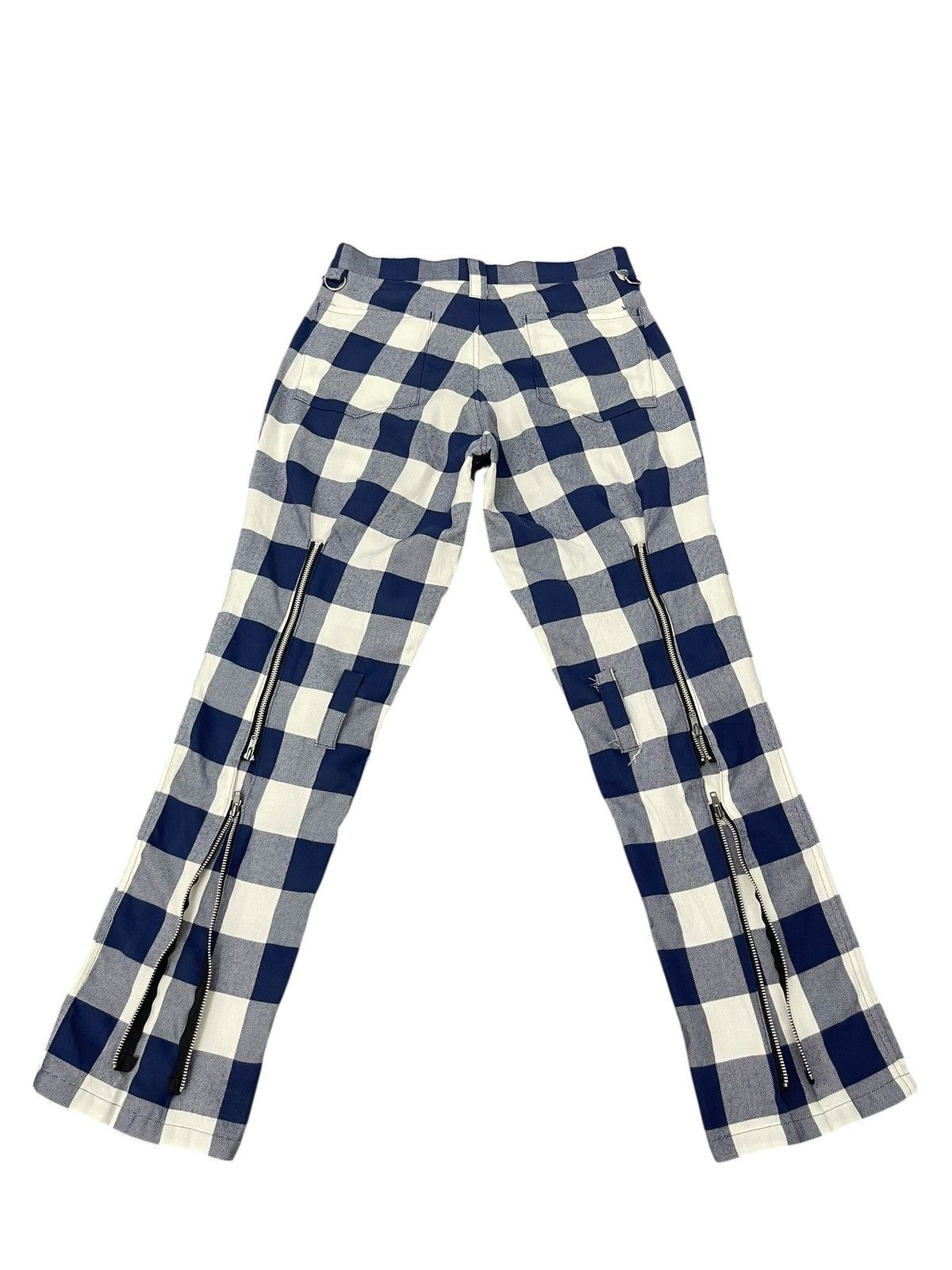 Hysteric Glamour Bondage Pant Vtg 90s Unknown Japan Check Slim 2🟦4 Size US 29 - 8 Thumbnail