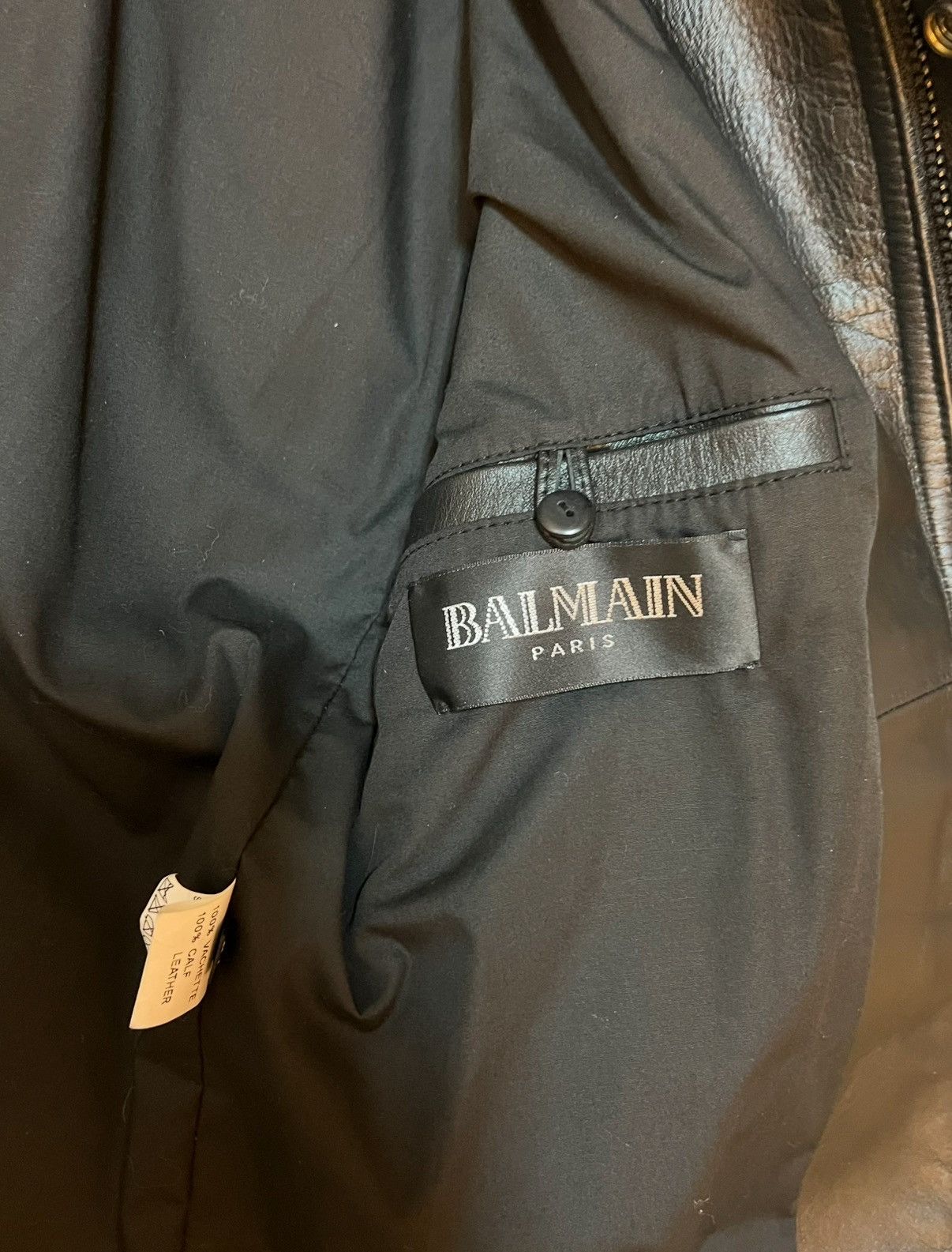 Balmain Balmain SS10 Decarnin Bondage strap Militant leather jacket Size US M / EU 48-50 / 2 - 6 Thumbnail