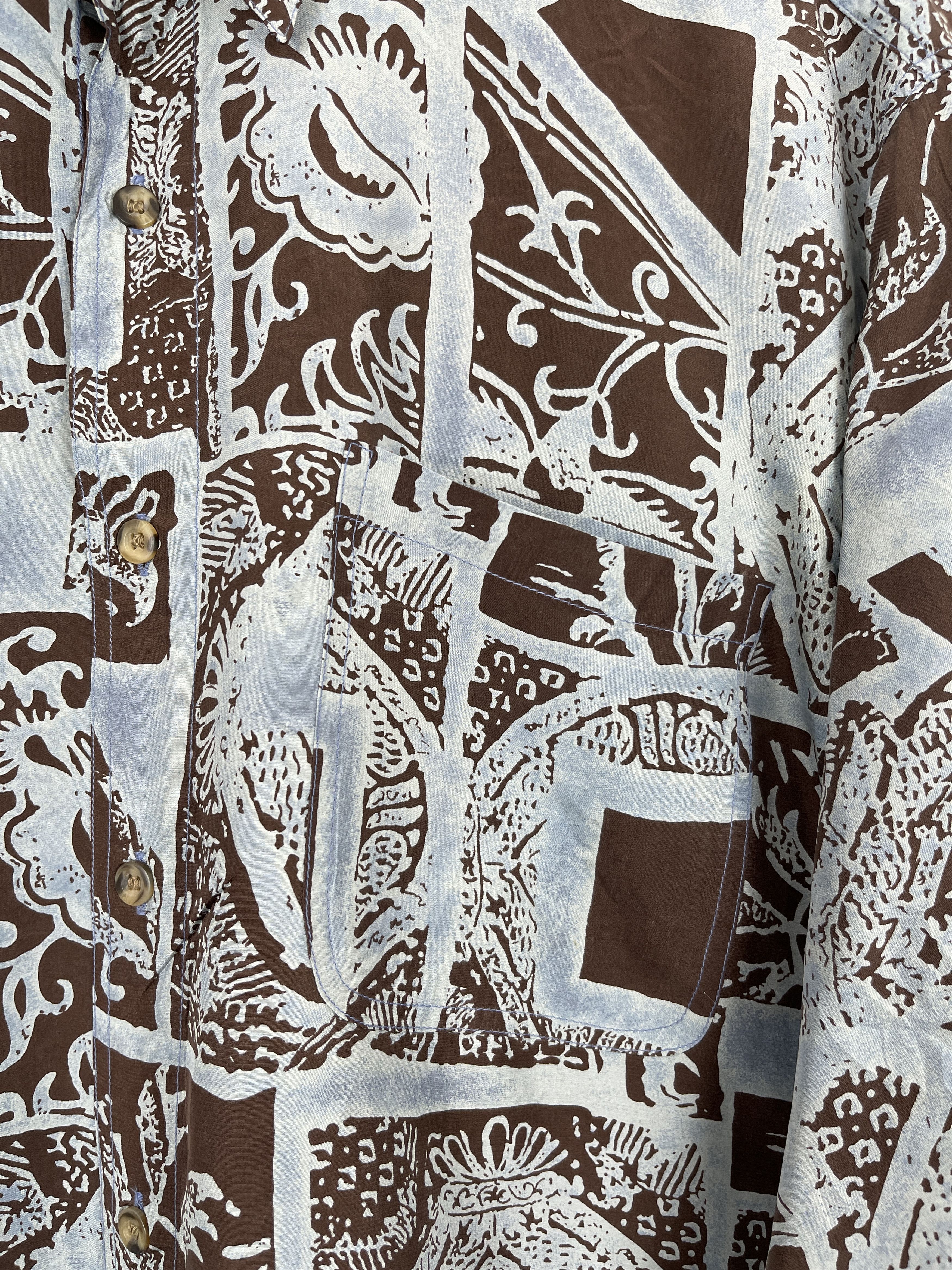 Japanese Brand × Vintage Vintage 90s Japanese Brand Aloha Floral Shirt TA0415 Size US M / EU 48-50 / 2 - 7 Thumbnail