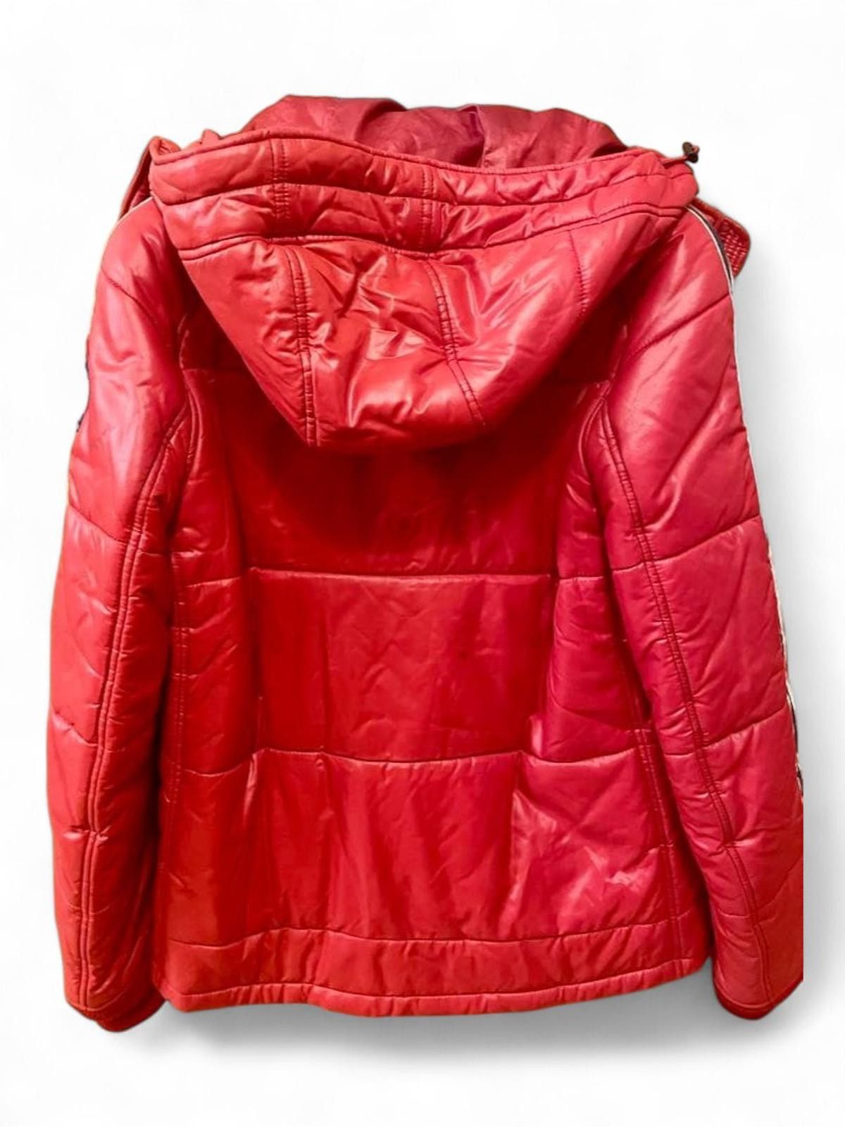 Hysteric Glamour HYSTERIC GLAMOUR - Red Quilted Hooded Jacket Size S / US 4 / IT 40 - 2 Thumbnail