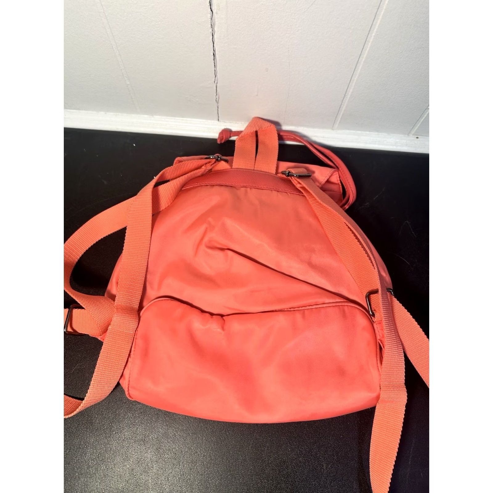 Vintage Deena & Ozzy Backpack Women Pink Front Pockets Magnetic Drawstring Bag Size ONE SIZE - 7 Thumbnail