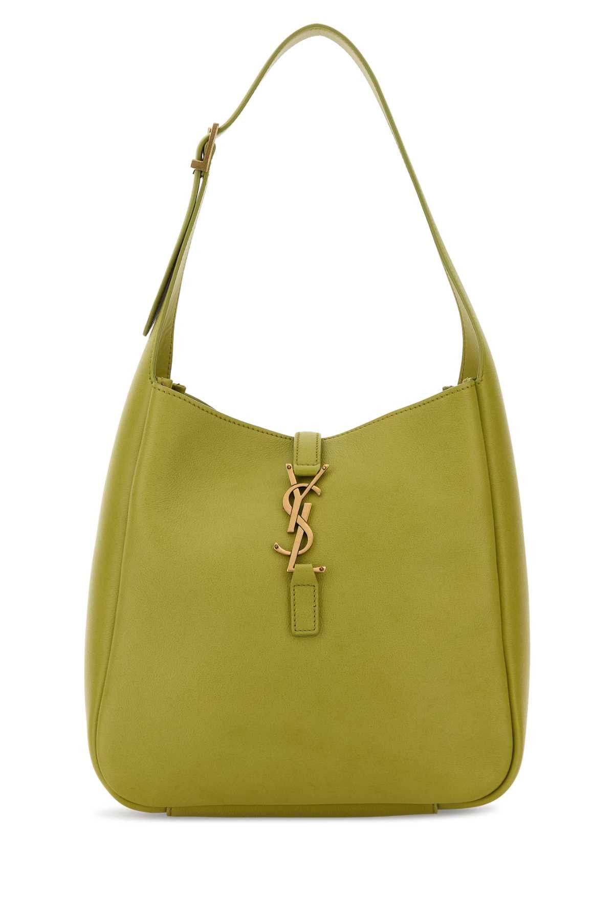 Saint Laurent Paris Pistachio Green Leather Le 5 Ã¡ 7 Shoulder Bag Size ONE SIZE - 1 Thumbnail