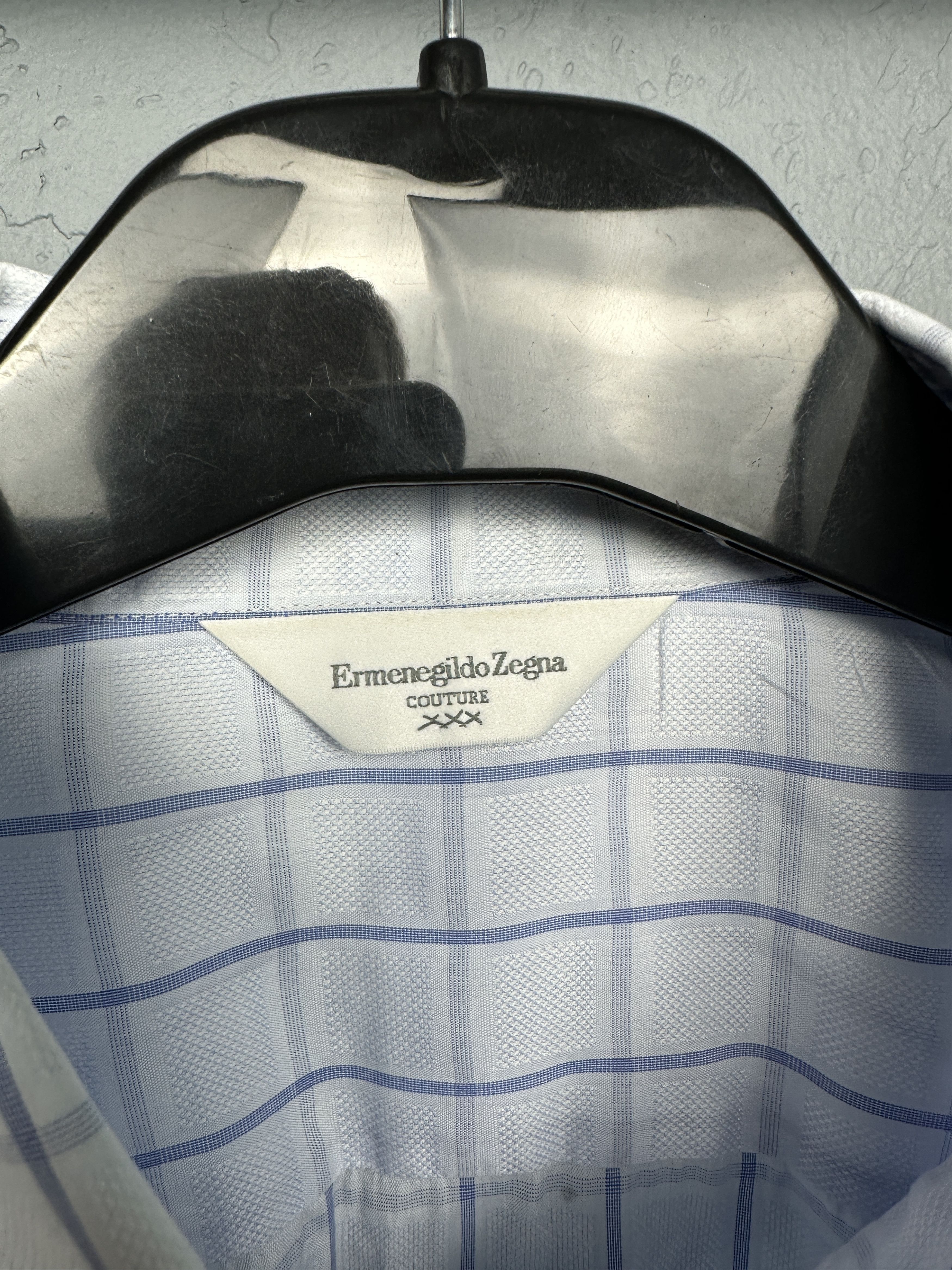 Ermenegildo Zegna Ermenegildo Zegna Couture Mens Long Sleeve Shirt Size US XXL / EU 58 / 5 - 3 Thumbnail