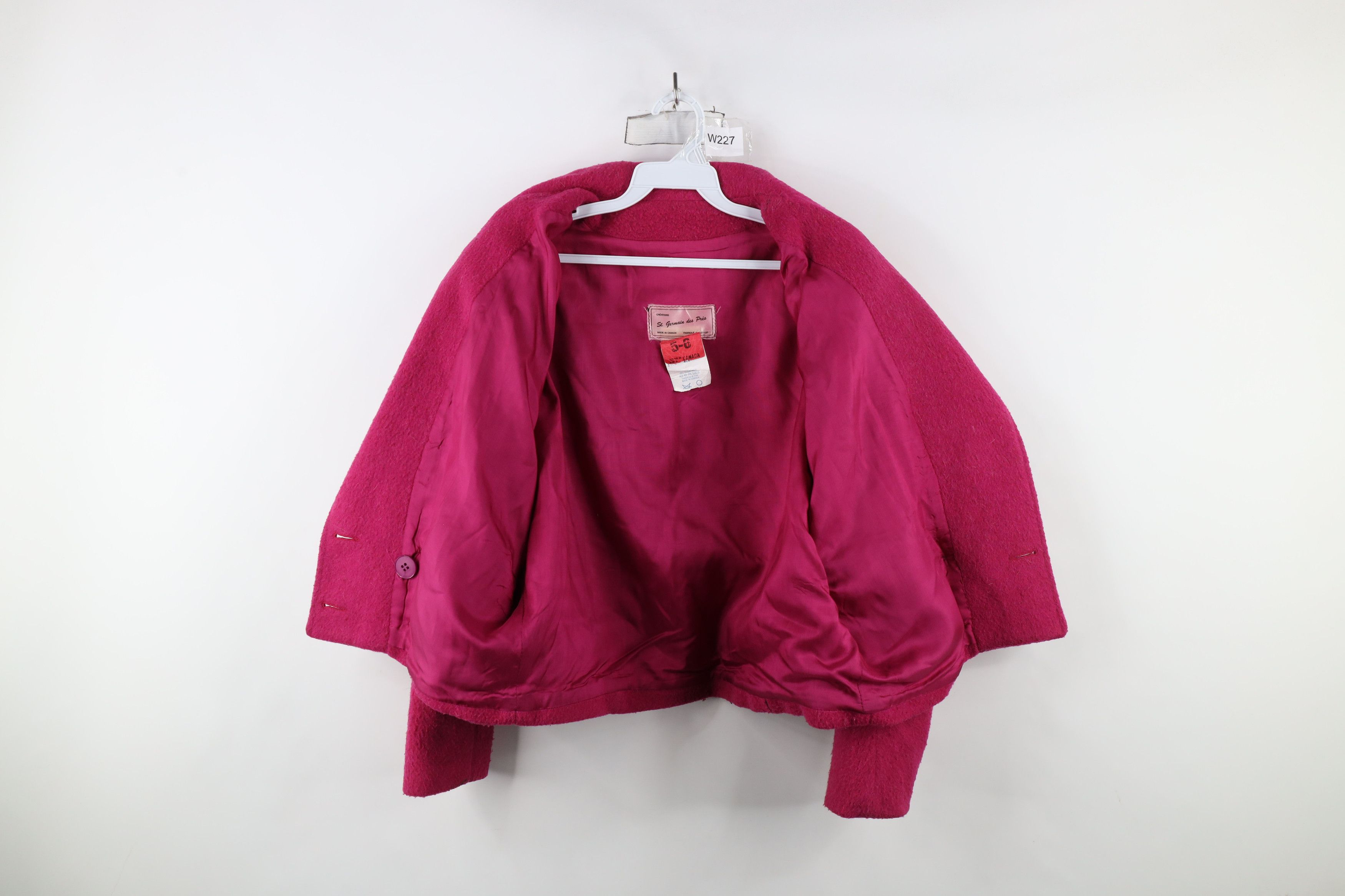 Vintage Vintage 80s 90s Streetwear Sleeve Wool Cropped Blazer Jacket Size S / US 4 / IT 40 - 10 Thumbnail