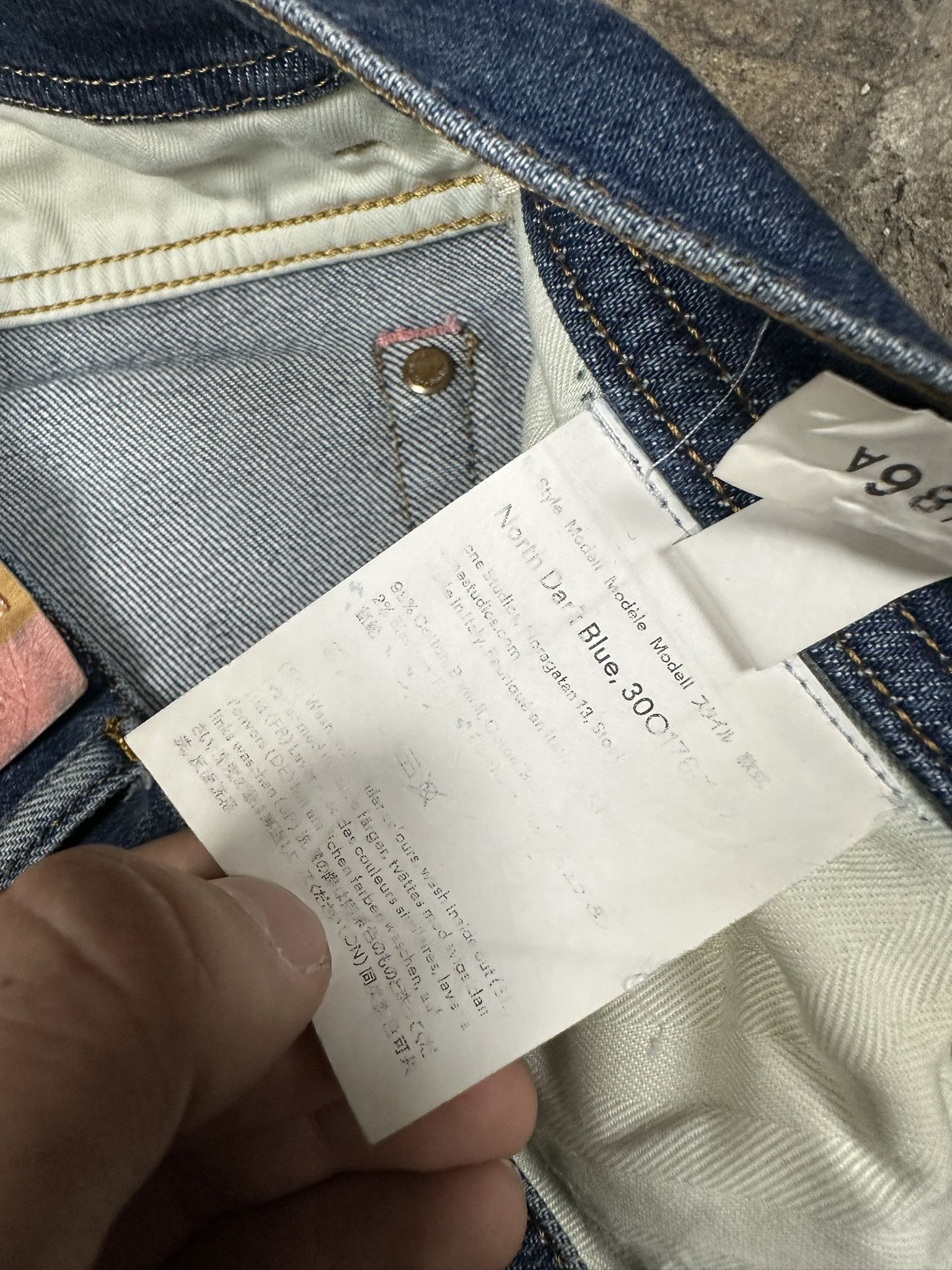 Acne Studios Acne Studios Bla Konst Faded Washed Slim Skinny Jeans Size US 31 - 9 Thumbnail