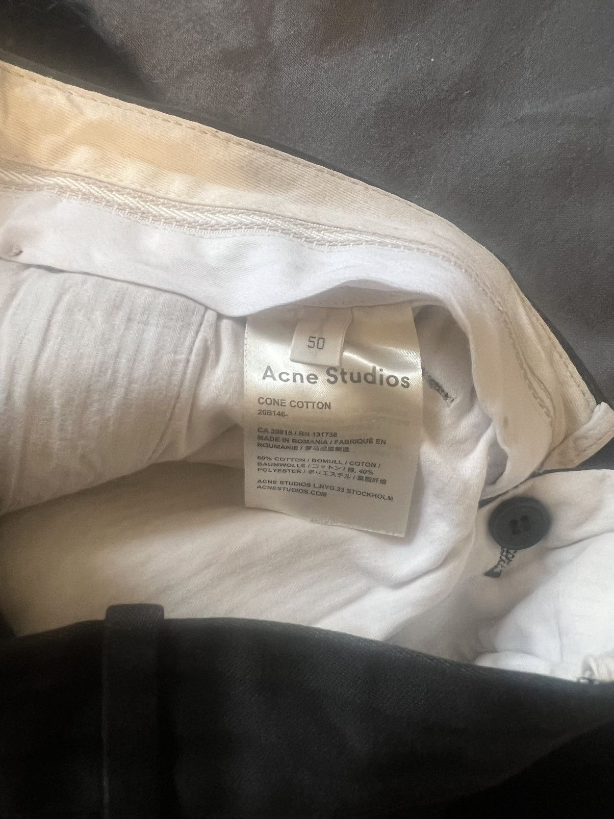 Acne Studios Acne studious tailored trousers Size US 36 / EU 52 - 4 Thumbnail