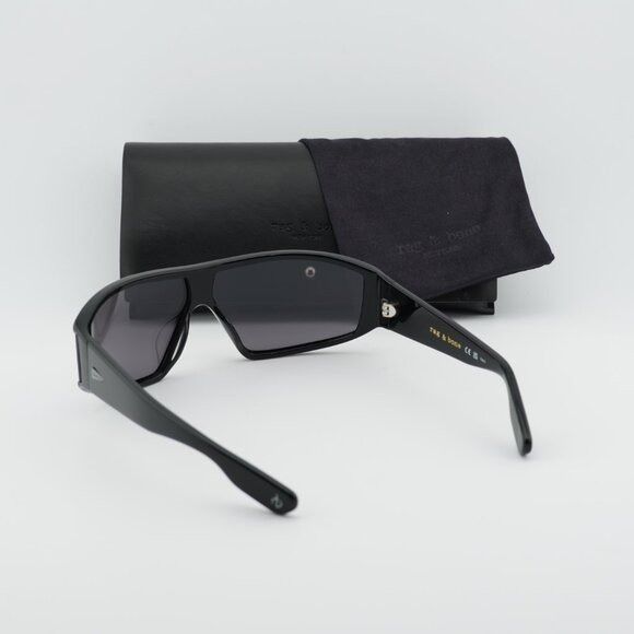 Rag & Bone Rag & Bone RNB6003/S 0807 T4 Sunglasses Black Shield Frame Size ONE SIZE - 10 Thumbnail