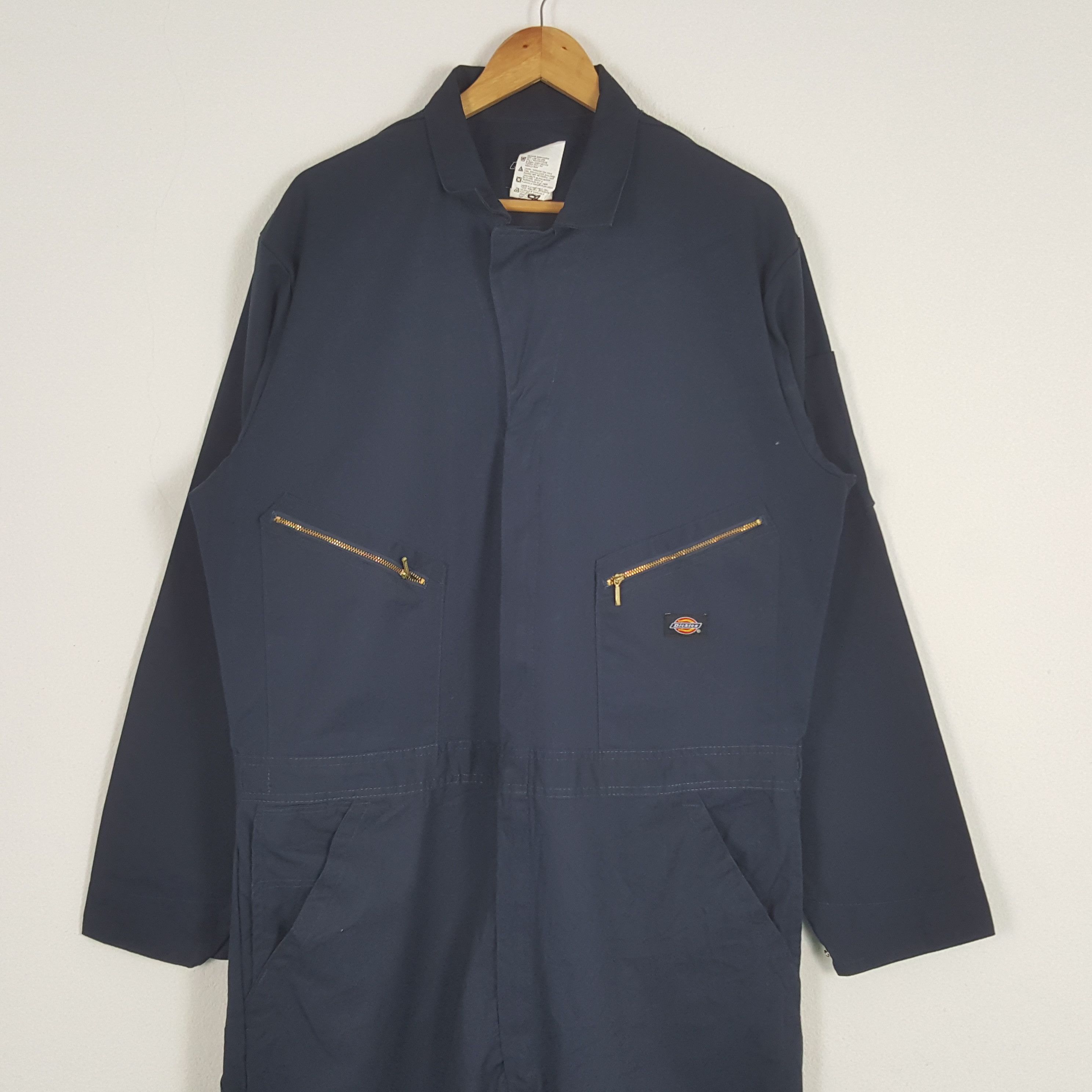 Dickies × Vintage Vintage Dickies American Workwear Skull Punk Coverall Jacket Size US XL / EU 56 / 4 - 3 Thumbnail