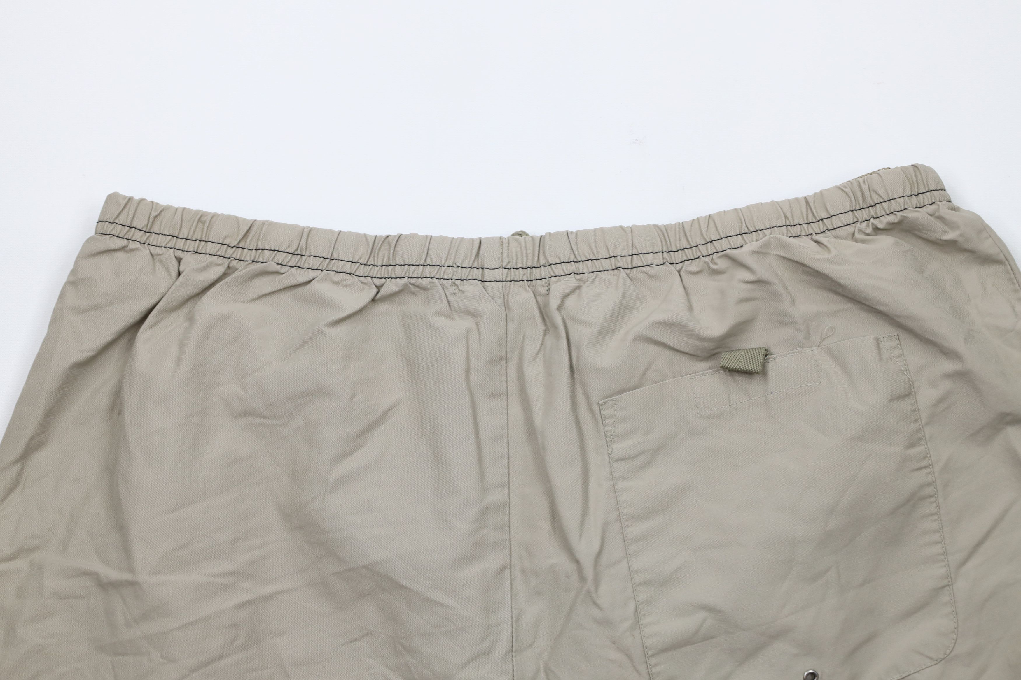 Gap × Vintage Vintage 90s Y2K Gap Above Knee Shorts Swim Trunks Beige Size US 34 / EU 50 - 9 Thumbnail