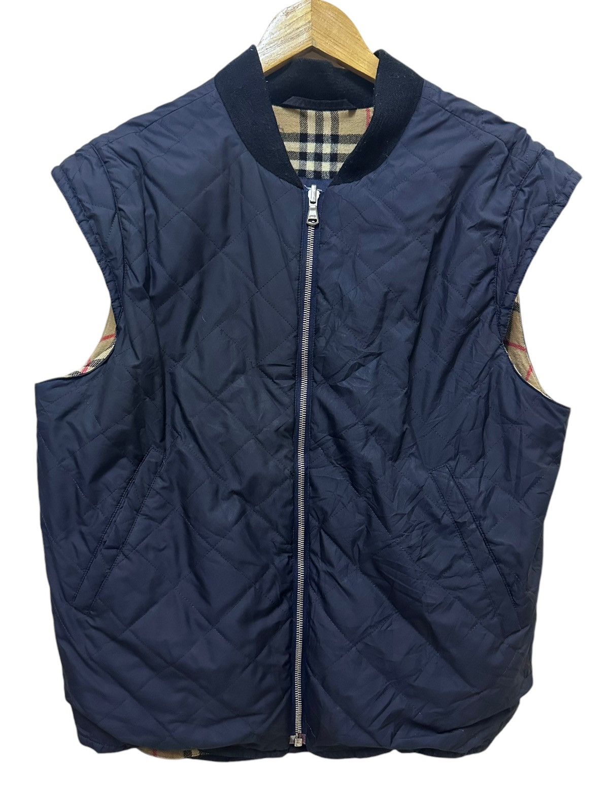 Burberry × Vintage Burberry London Lampo Zipper Vests Size US M / EU 48-50 / 2 - 1 Thumbnail