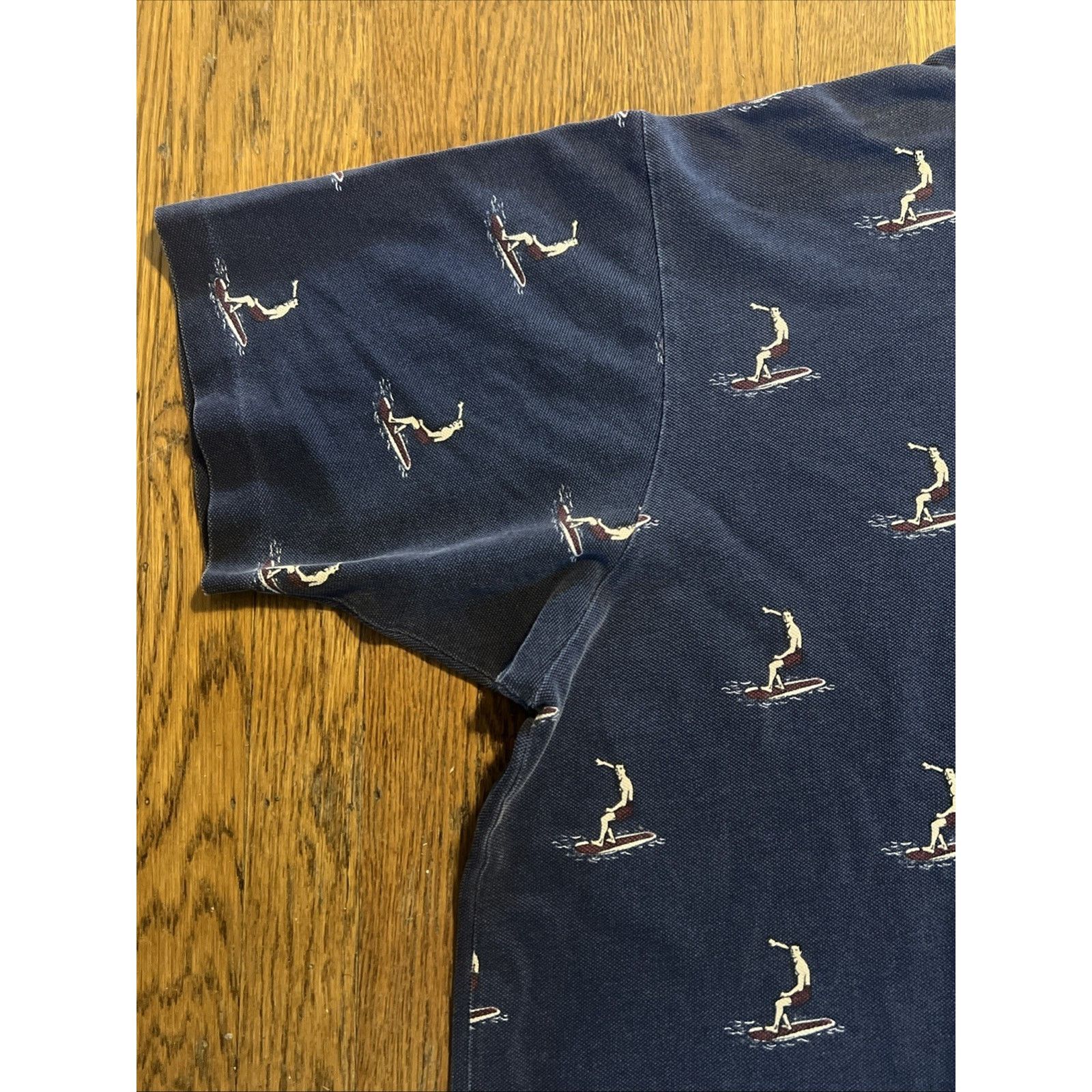 Polo Ralph Lauren Polo Ralph Lauren surf graphic Polo Collar Shirt XXL Vintage Size US XXL / EU 58 / 5 - 7 Thumbnail