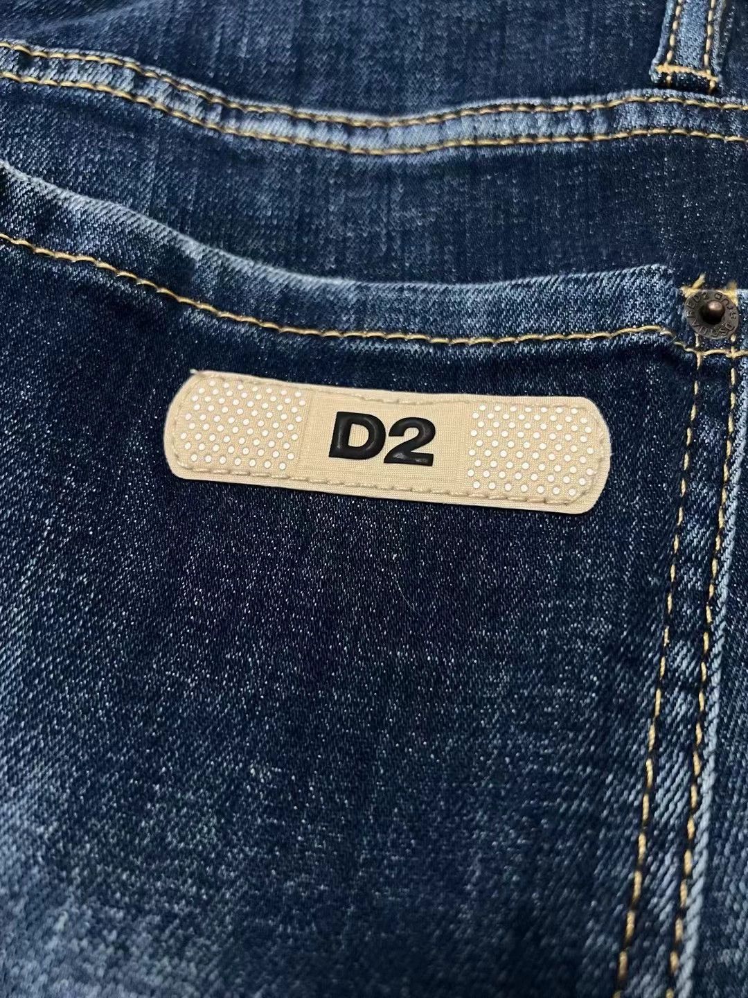 Dsquared2 Dsquared2 24 SS Blue Washed BRO Slim Straight 9/10 Size US 28 / EU 44 - 6 Thumbnail