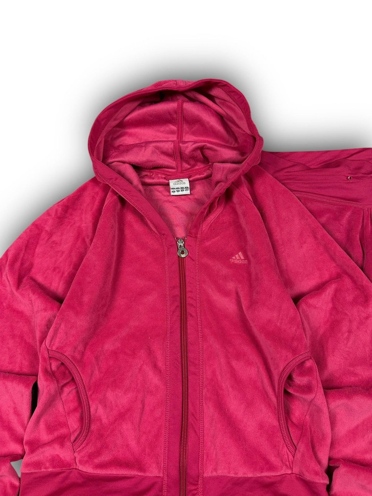 Adidas Adidas Vintage Velour Baggy Cropped Archive Tracksuit Size M / US 6-8 / IT 42-44 - 3 Thumbnail