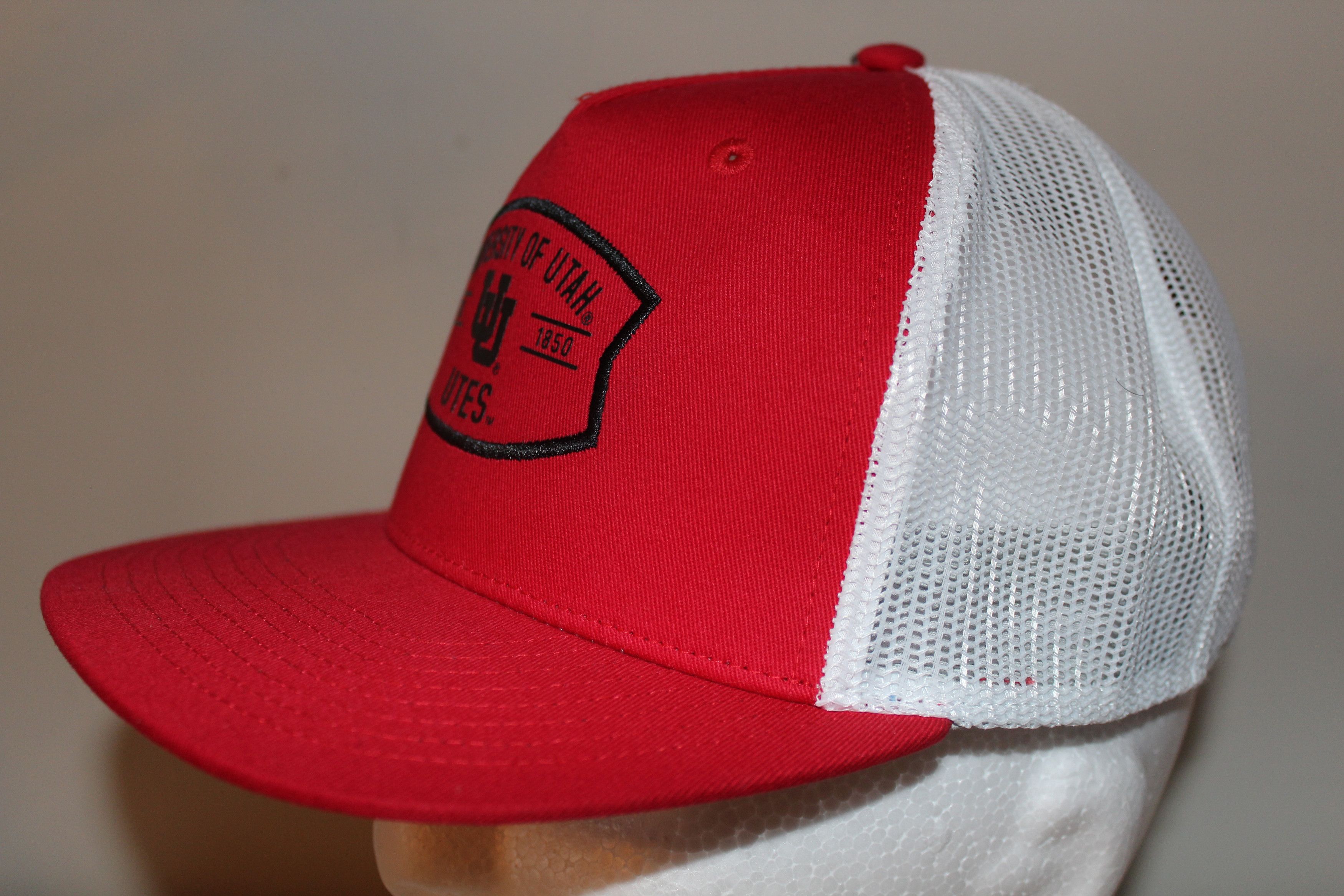 Other University of Utah Utes Red/White Trucker Hat Snapback Mesh Size ONE SIZE - 3 Thumbnail