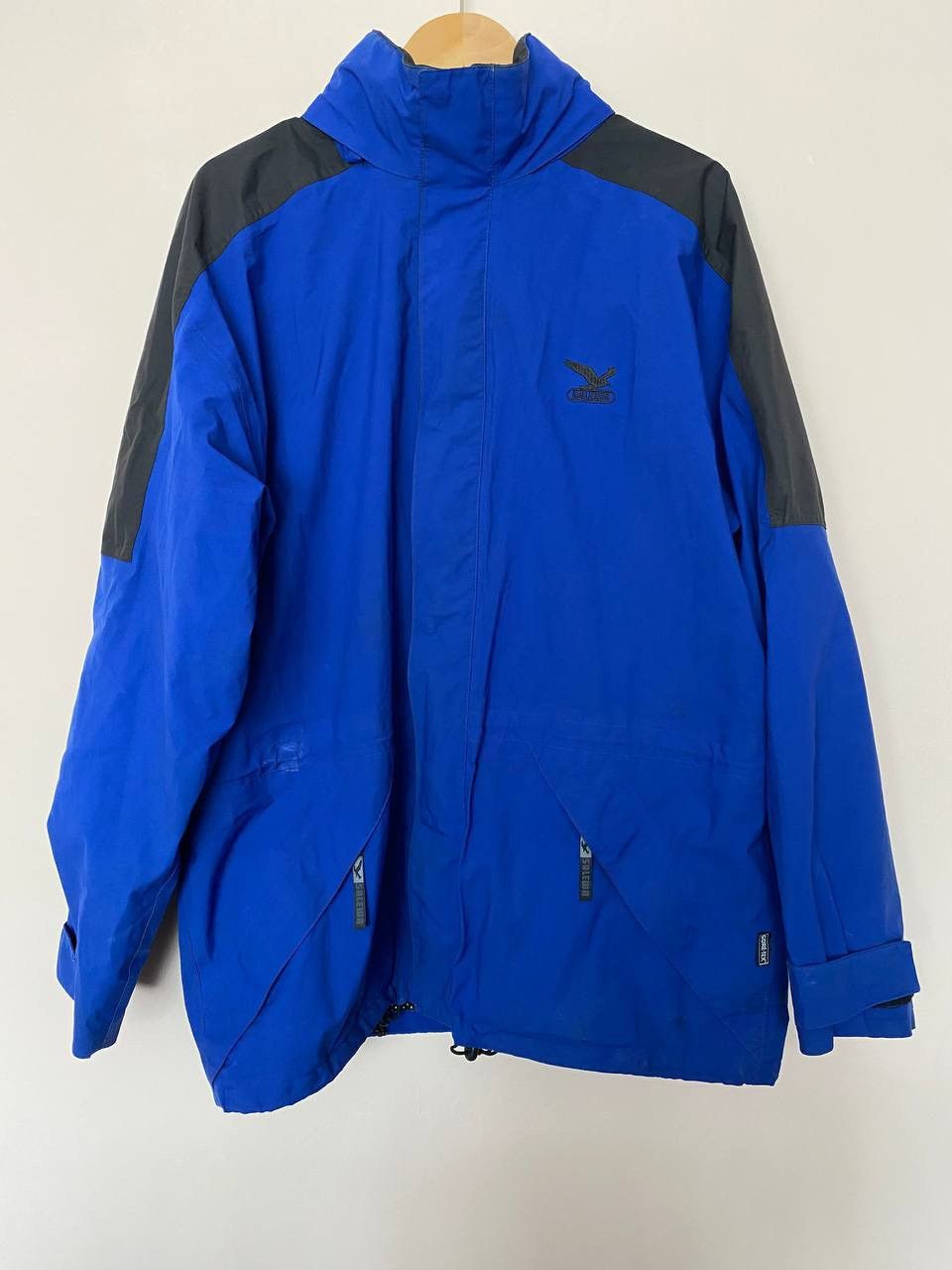 Goretex × SALEWA × Vintage 💙Salewa Extreme Gore-Tex hooded Jacket Outdoor Vintage Size US XL / EU 56 / 4 - 1 Thumbnail
