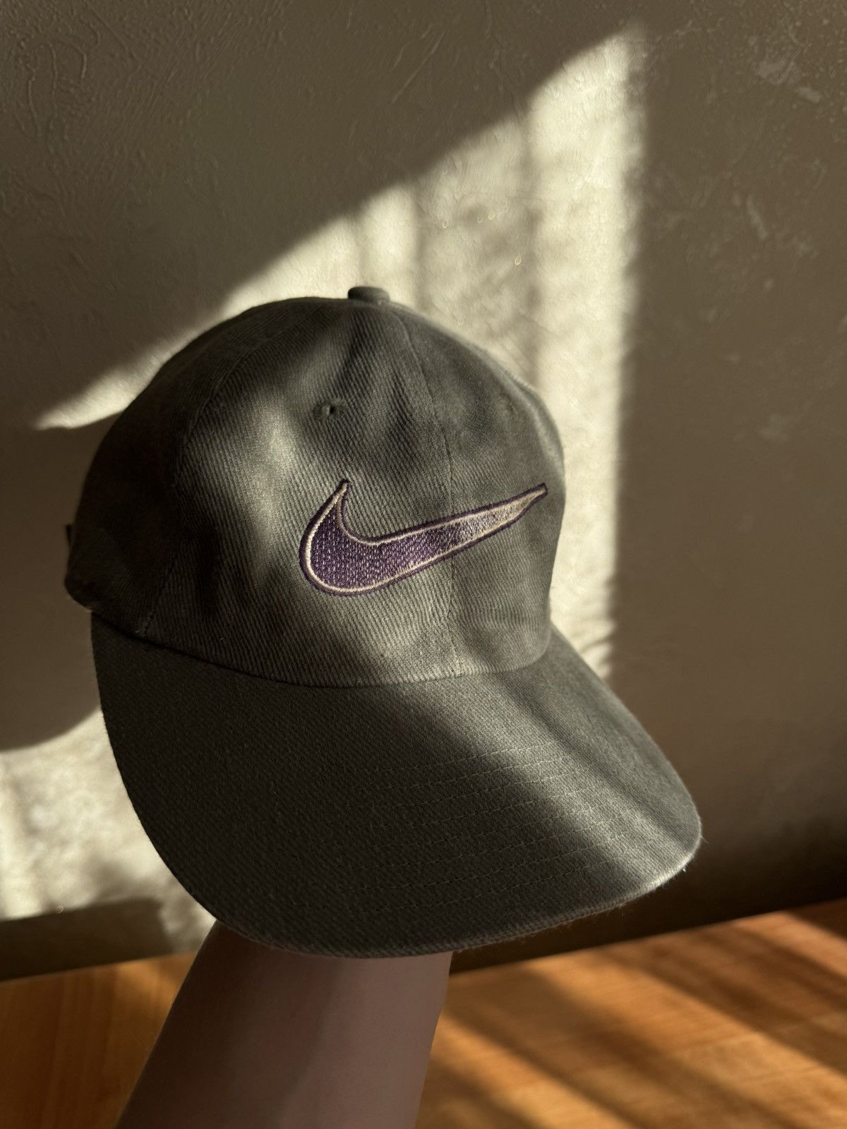 Nike Vintage Nike Big Swoosh Embroidered Cap – Olive / Sage Green Size ONE SIZE - 3 Thumbnail
