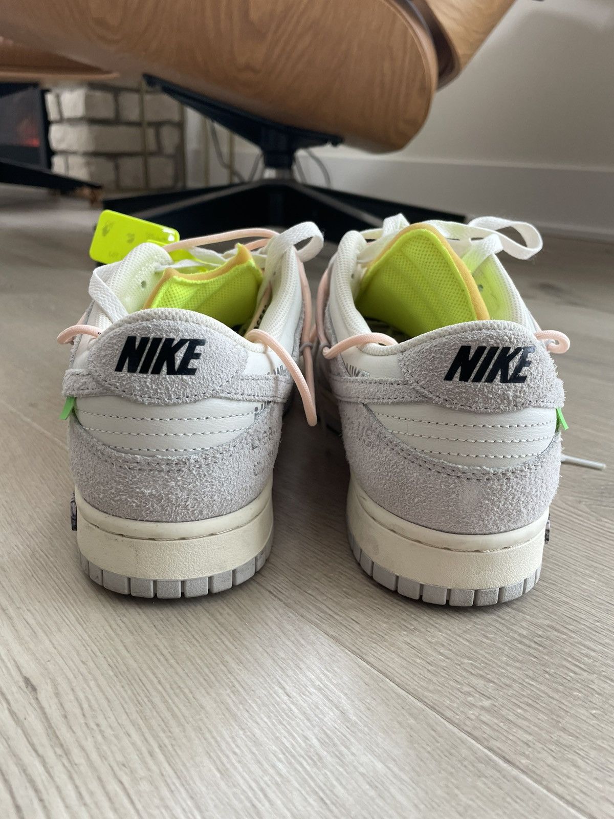 Nike × Off-White Nike X OFF-WHITE Dunk Lot 12 Size US 10 / EU 43 - 6 Thumbnail