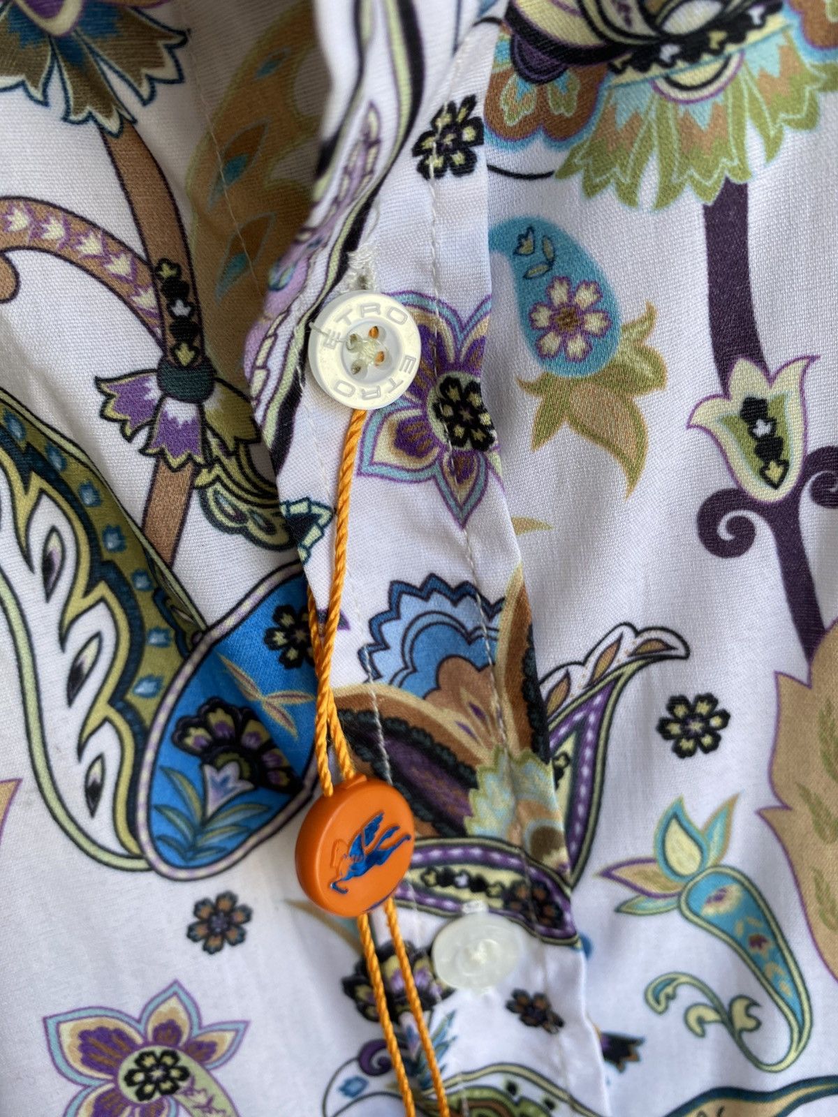 Etro Etro Long Sleeve Shirt – Multicolor, New Size US L / EU 52-54 / 3 - 4 Thumbnail