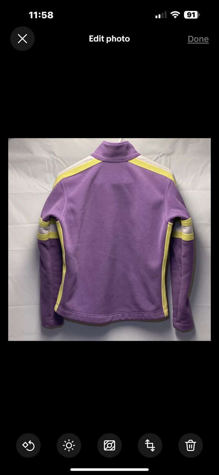 Columbia Columbia XCO Full ZIP Fleece Womens Med 25” Long 16” Across Size M / US 6-8 / IT 42-44 - 3 Thumbnail