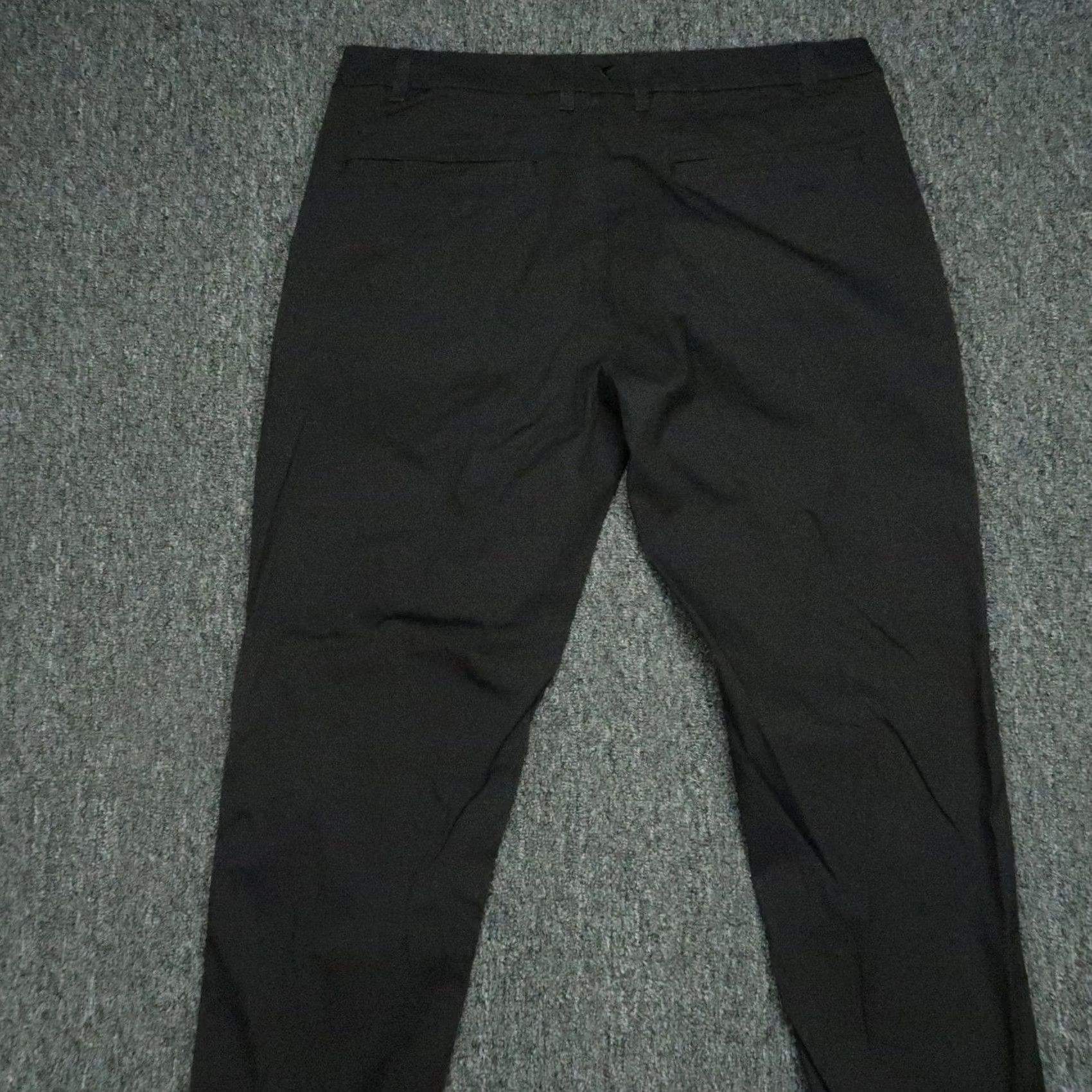 Vintage Birddogs Pants Mens 36x30 Black Stretch Khakis Zip Pocket Straight Trouser Chino Shirt? Size US 36 / EU 52 - 5 Thumbnail