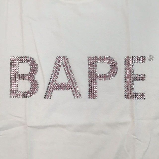 Bape × Nigo × Swarovski 🔥Men's Nonno prize🔥 Swarovski BAPE logo T-shirt APE NIGO Size US L / EU 52-54 / 3 - 3 Thumbnail
