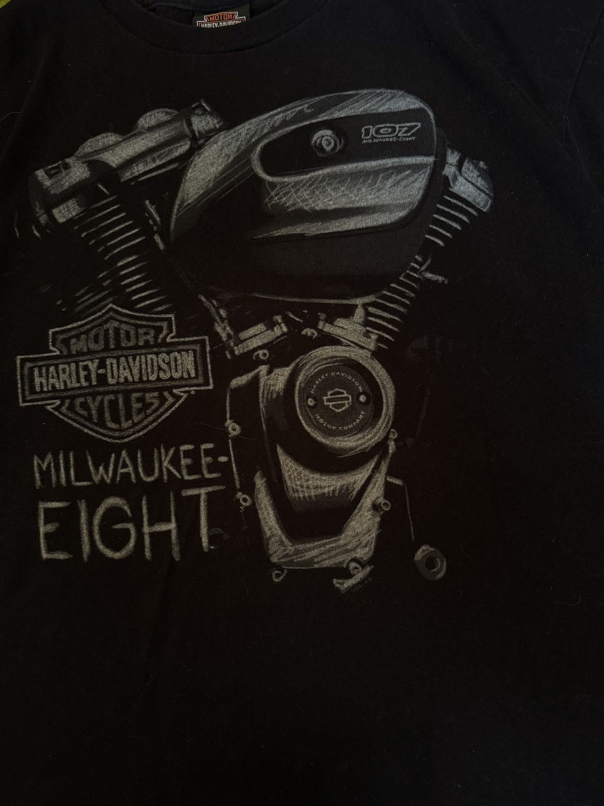 Harley Davidson × Vintage Harley Davidson vintage big logo biker t-shirt Size US L / EU 52-54 / 3 - 4 Thumbnail
