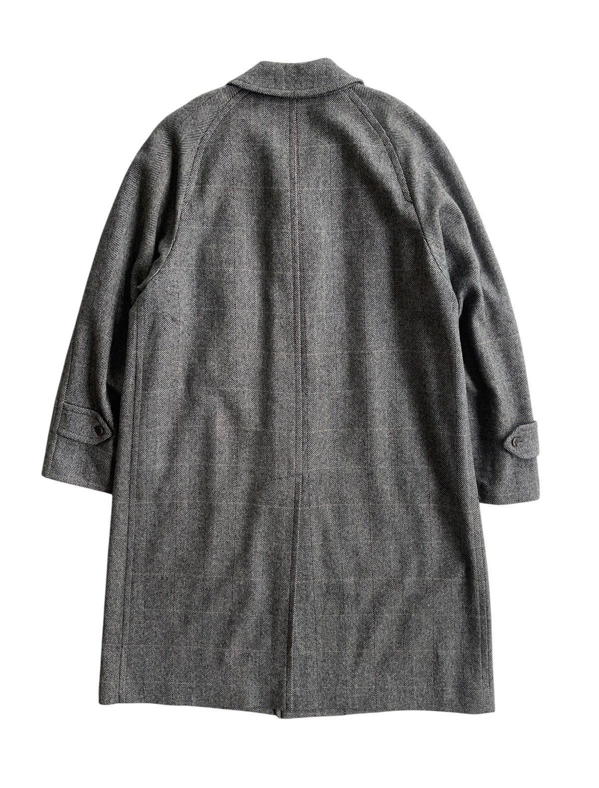 Burberry Vintage Burberrys Wool Tweed Trenchcoat Size US M / EU 48-50 / 2 - 2 Thumbnail