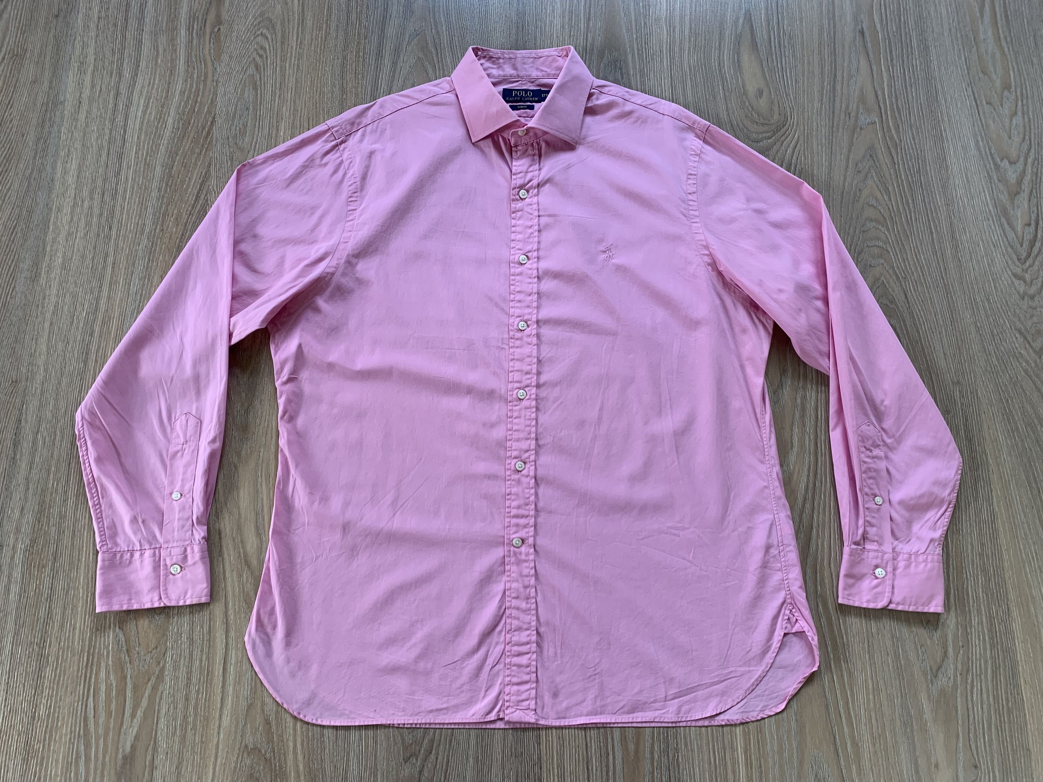 Polo Ralph Lauren Polo Ralph Lauren Pink Long Sleeve Vintage Shirt Size US XXL / EU 58 / 5 - 2 Thumbnail