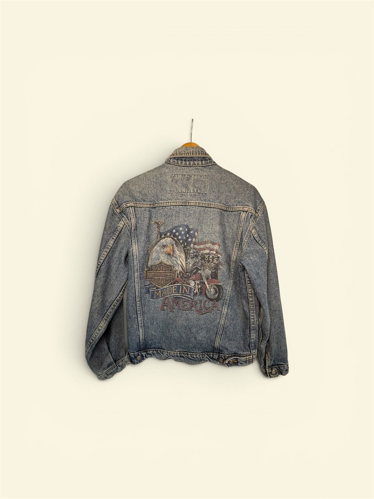 Harley Davidson 90’s Harley Davidson Denim Jacket Size Small Size US S / EU 44-46 / 1 - 3 Thumbnail