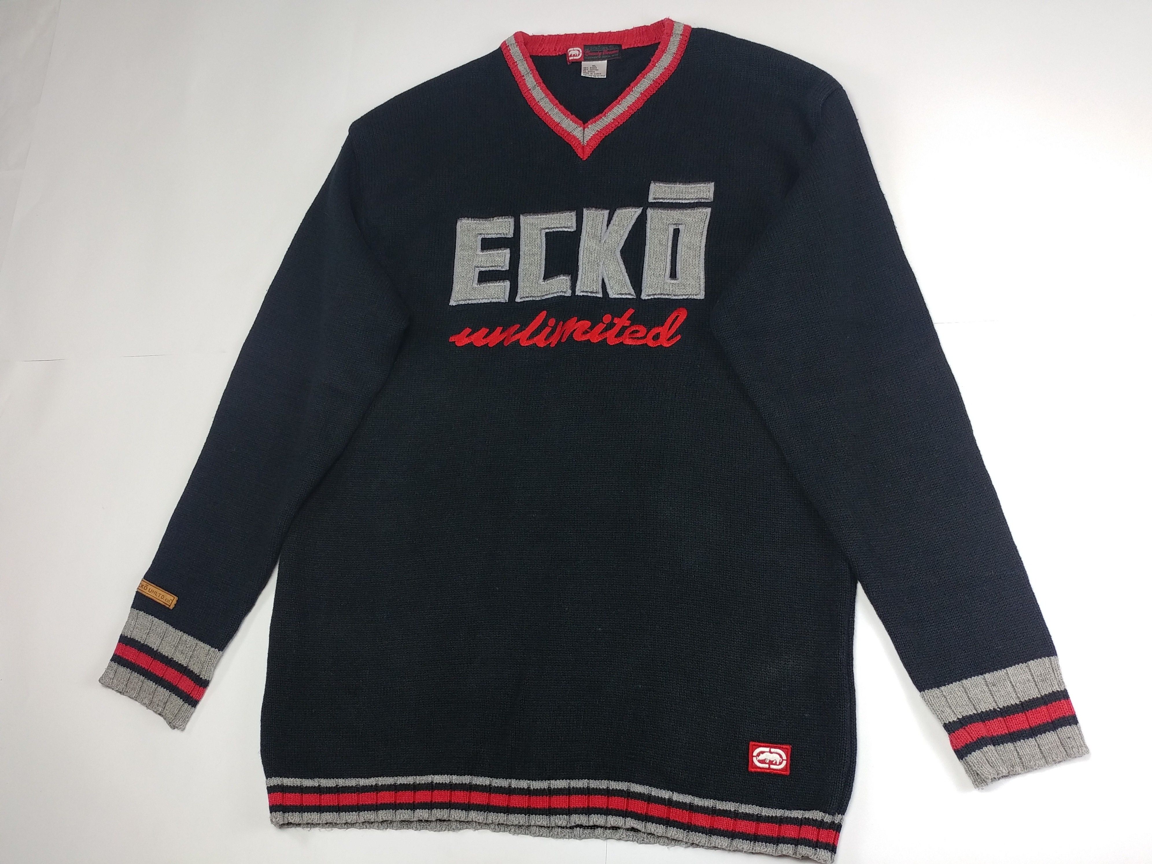 Ecko Unltd. ECKO UNLTD sweatshirt, sweater vintage hip-hop, sweater, XL Size US XL / EU 56 / 4 - 3 Thumbnail