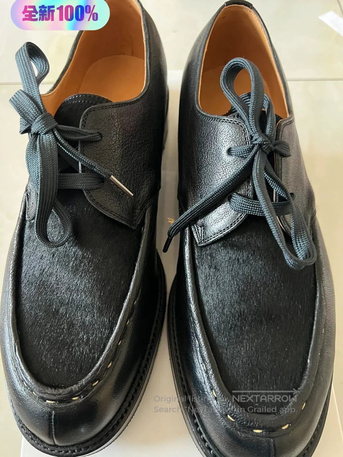 Japanese Brand Forme Artisan Handmade Calfskin Low. Size US 5.5 / EU 38 - 1 Thumbnail