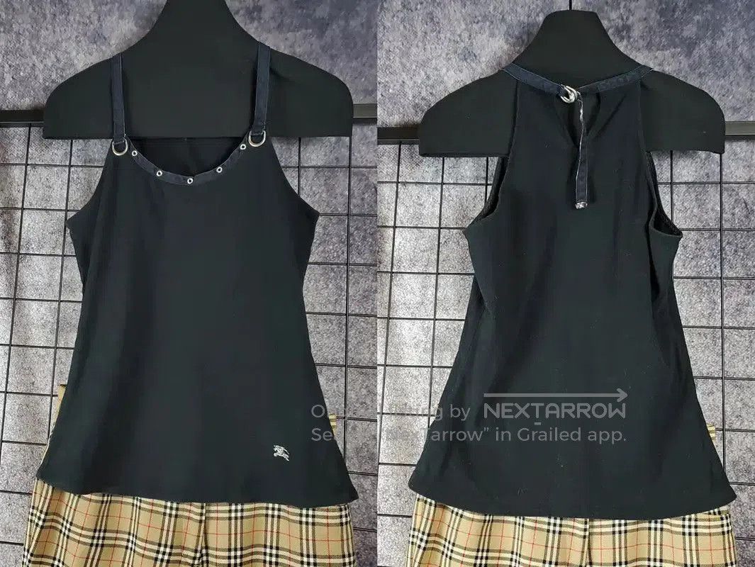 Burberry Burberry Black Cotton Logo Top for Summer. Size S / US 4 / IT 40 - 1 Thumbnail