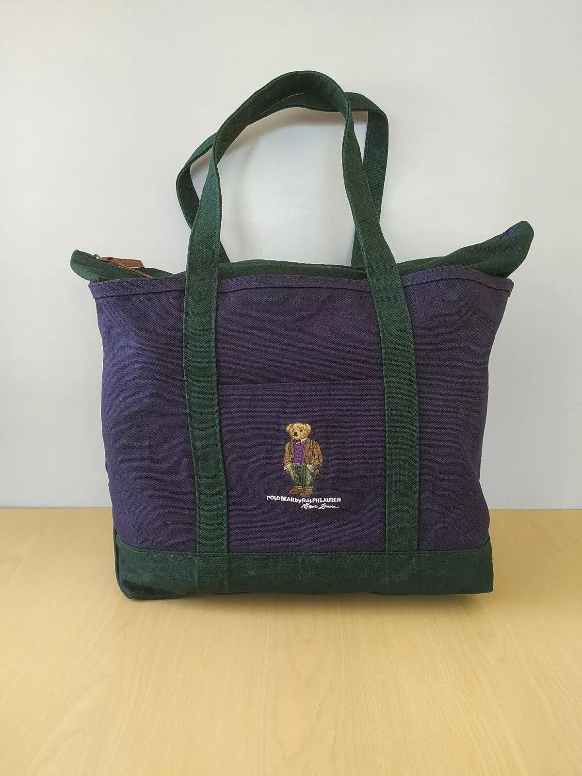 Polo Ralph Lauren Polo Bear Canvas Tote Bag FTP 3101