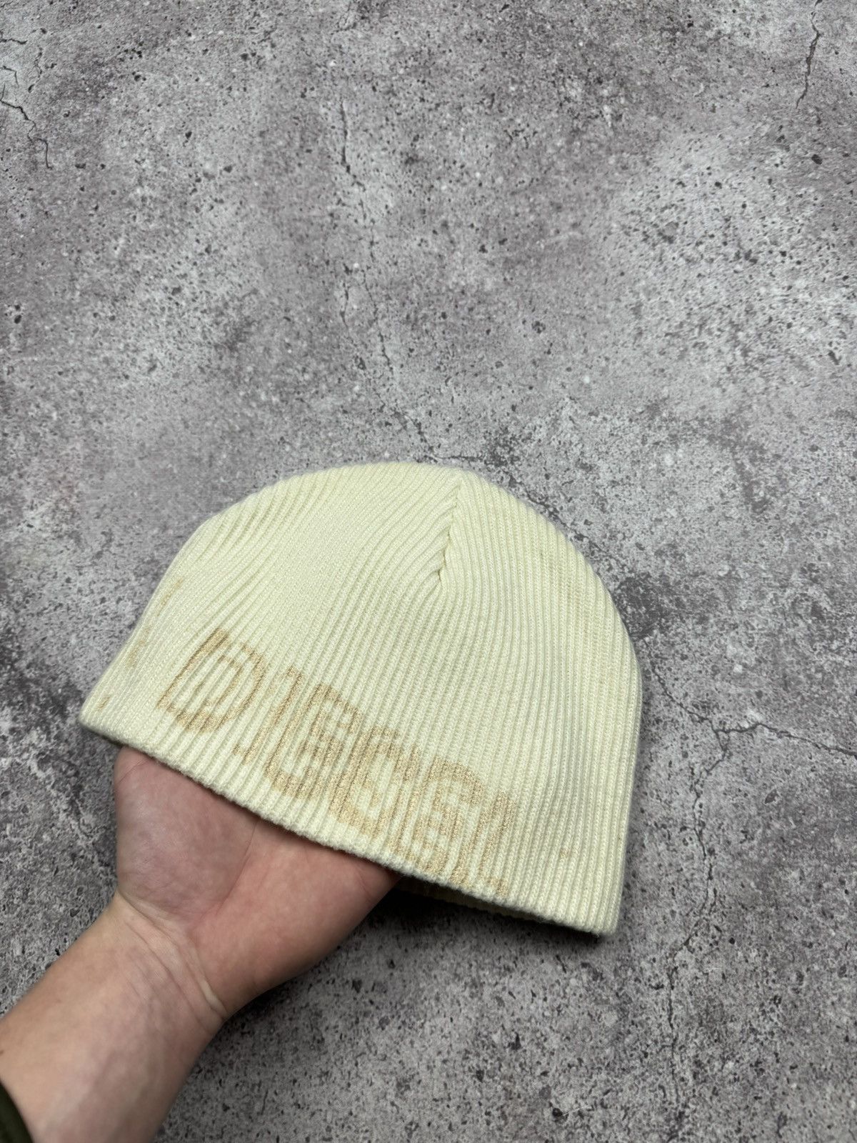 Diesel 🔥VINTAGE DIESEL Y2K BIG LOGO 90’S KNIT BEANIE HAT JAPANESSE🔥 Size ONE SIZE - 3 Thumbnail