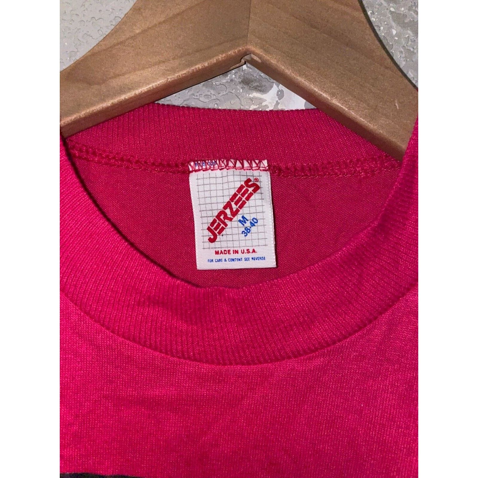Jerzees × Vintage Vintage Silver Mountain Shirt Kellogg Idaho Pink Tee 80s M Size US M / EU 48-50 / 2 - 8 Thumbnail