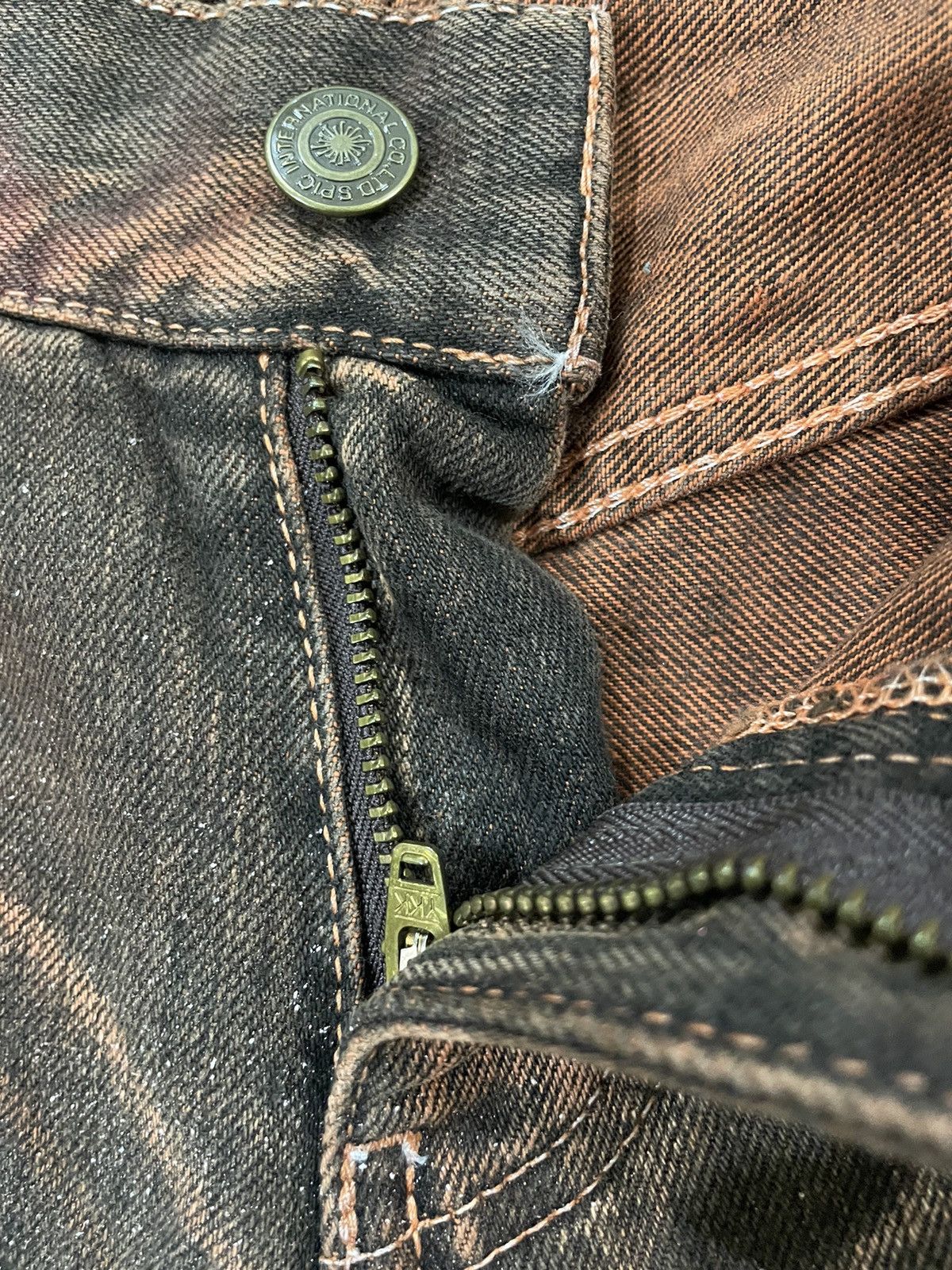 Tornado Mart Y2K Mudmax Clawmark Cherry Red Hellhound Flare jean Size US 30 / EU 46 - 7 Thumbnail