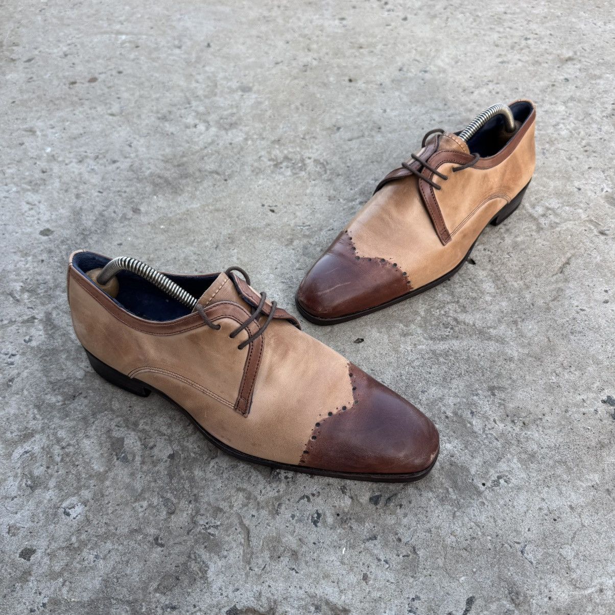 Leather Vintage Man’s Leather Boots Vero Cuoio Size 40 Old Money Size US 7 / EU 40 - 1 Thumbnail