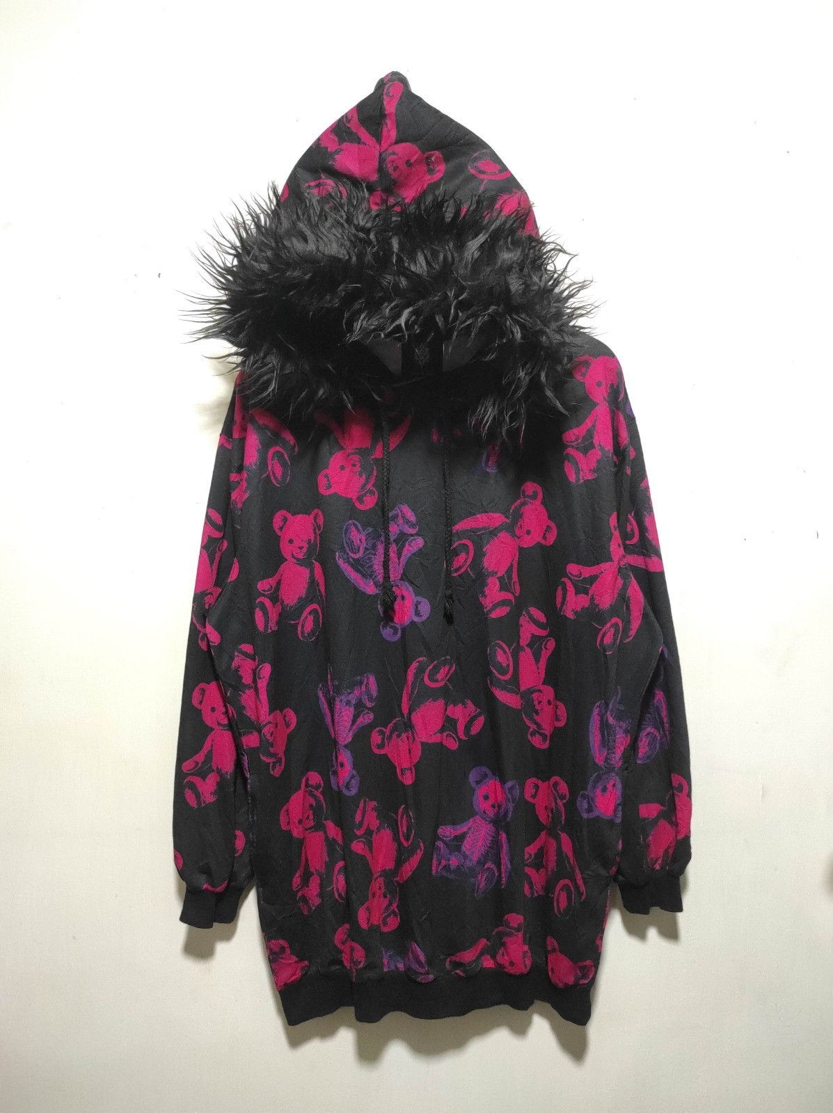 Japanese Brand Drug Honey Fullprint fur Hoodie Size US L / EU 52-54 / 3 - 3 Thumbnail