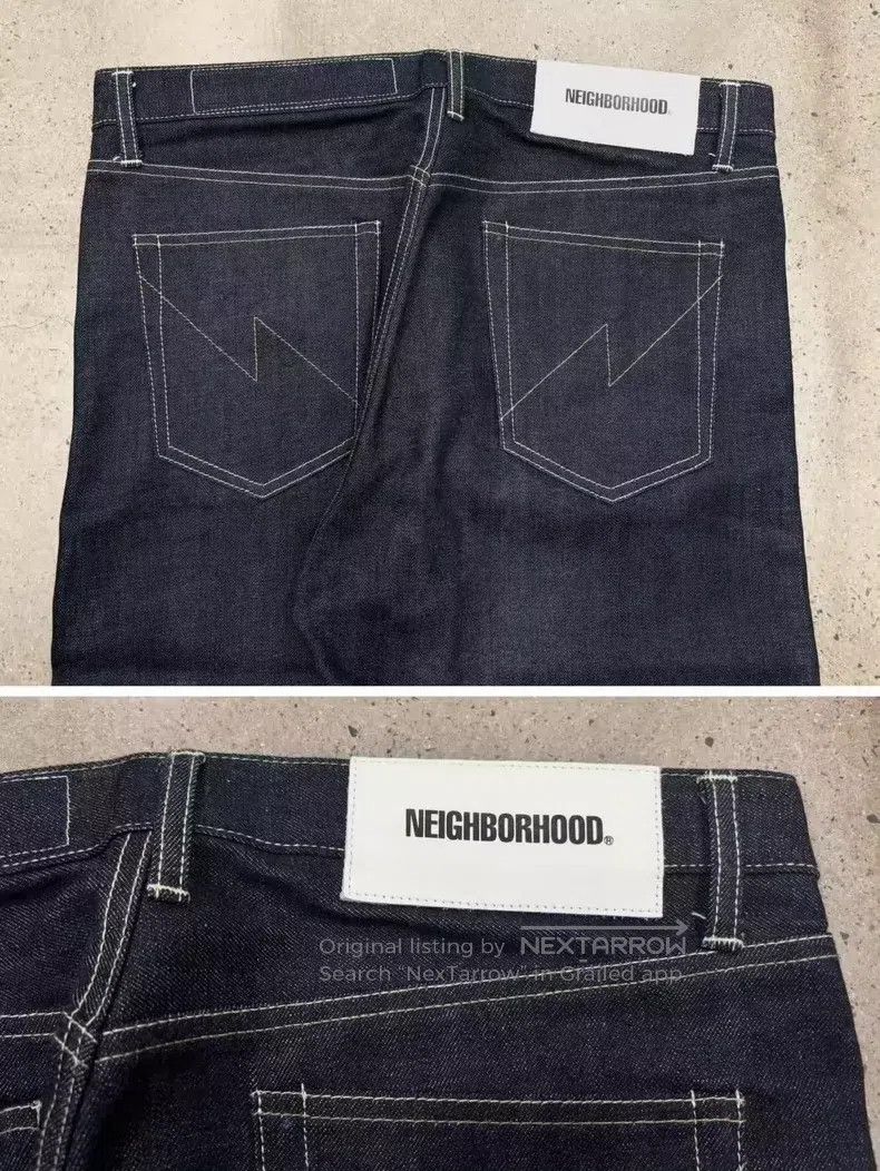Neighborhood Neighborhood size L Raw Denim Jeans Raw Selvedge Denim Size US 27 - 5 Thumbnail