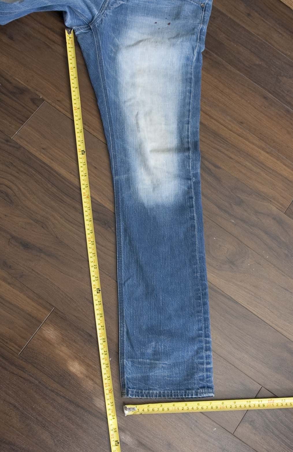 G-Star G Star Jeans Size 33x32.5 Distressed Blue New Radar Slim Size US 33 - 8 Thumbnail