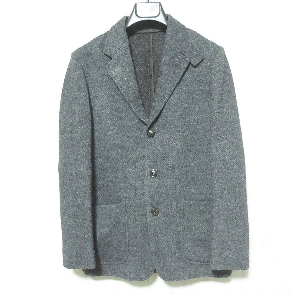 Armani Armani Armani Collezioni Tweed Tailored Jacket Textile Outerwear MCG1301713P0 DUTY FREE for USA Size ONE SIZE - 1 Thumbnail