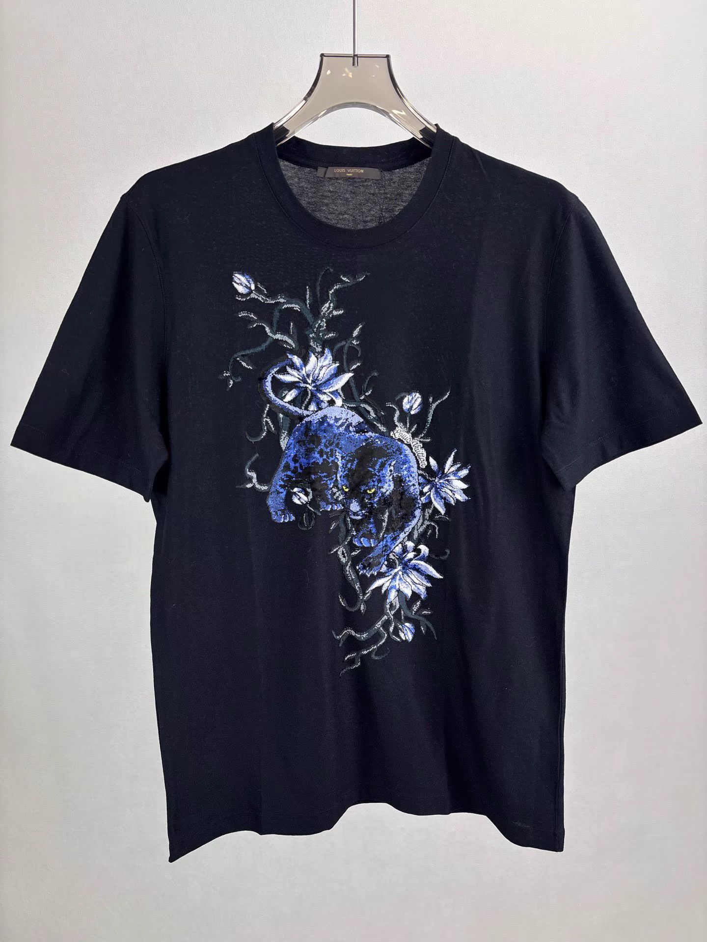 Louis Vuitton LOUIS VUITTON Floral Panther Flocking Short Sleeve K1 Size US XL / EU 56 / 4 - 1 Thumbnail