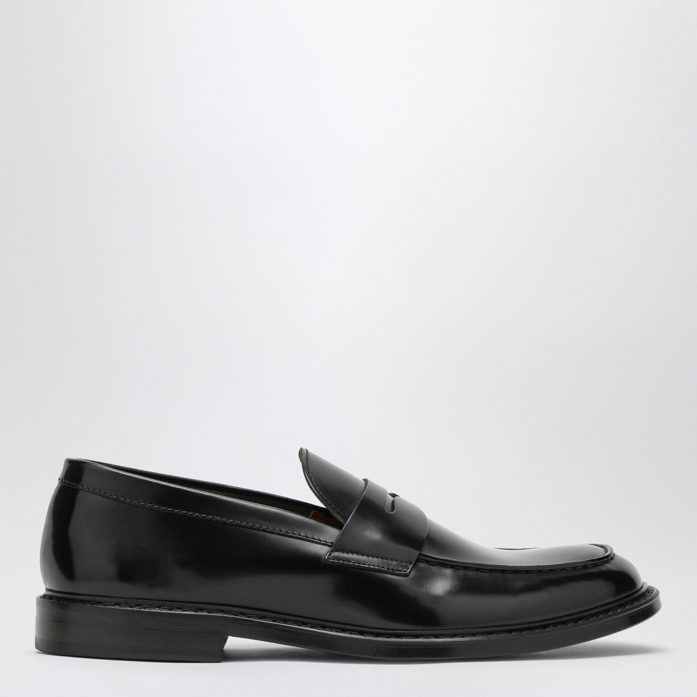 Doucal's Doucal's Black Leather Classic Loafer Size US 8.5 / EU 41-42 - 1 Thumbnail