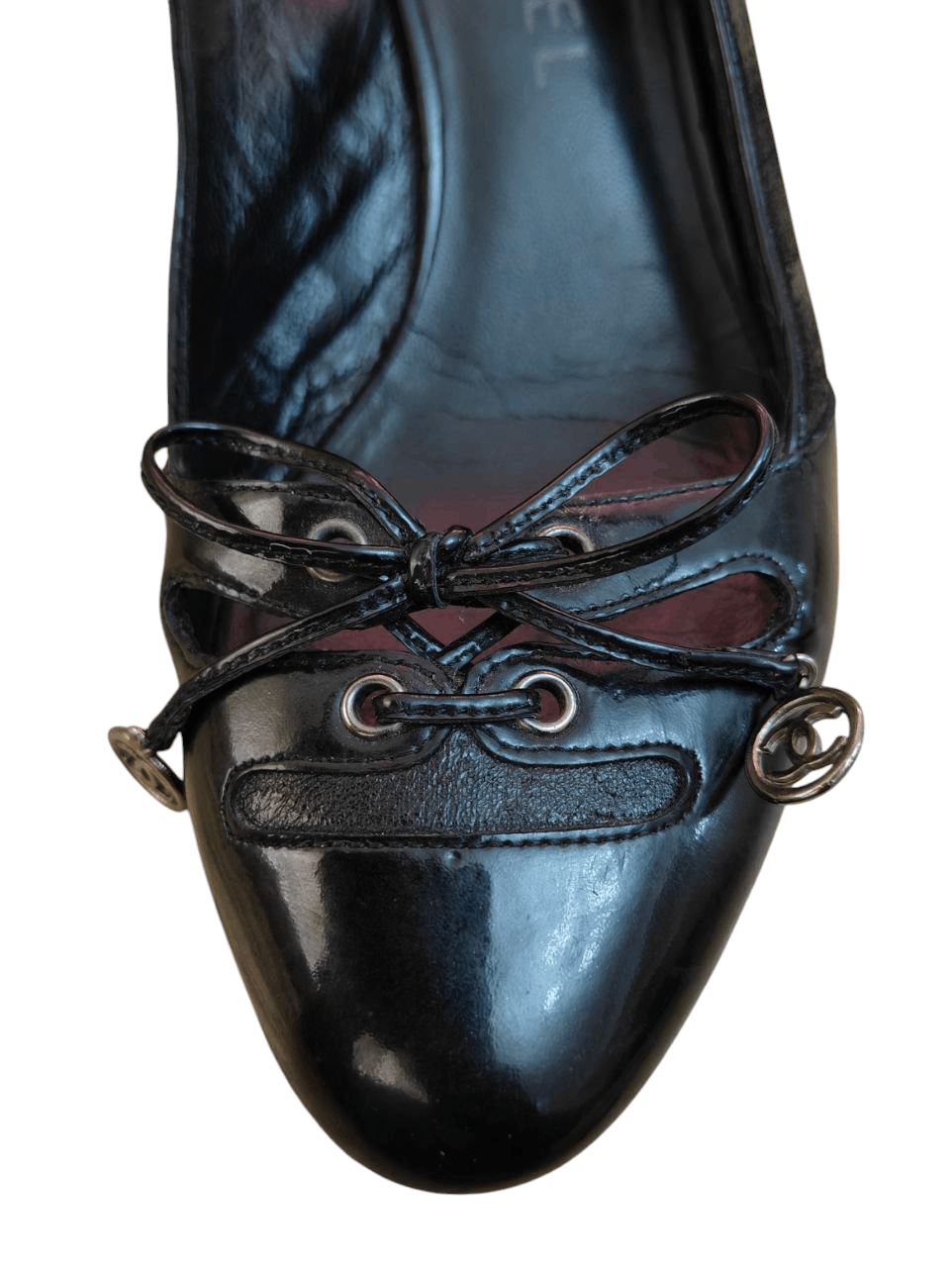 Chanel Chanel Kitten Pattern Leather Heels Size US 7.5 / IT 37.5 - 4 Thumbnail