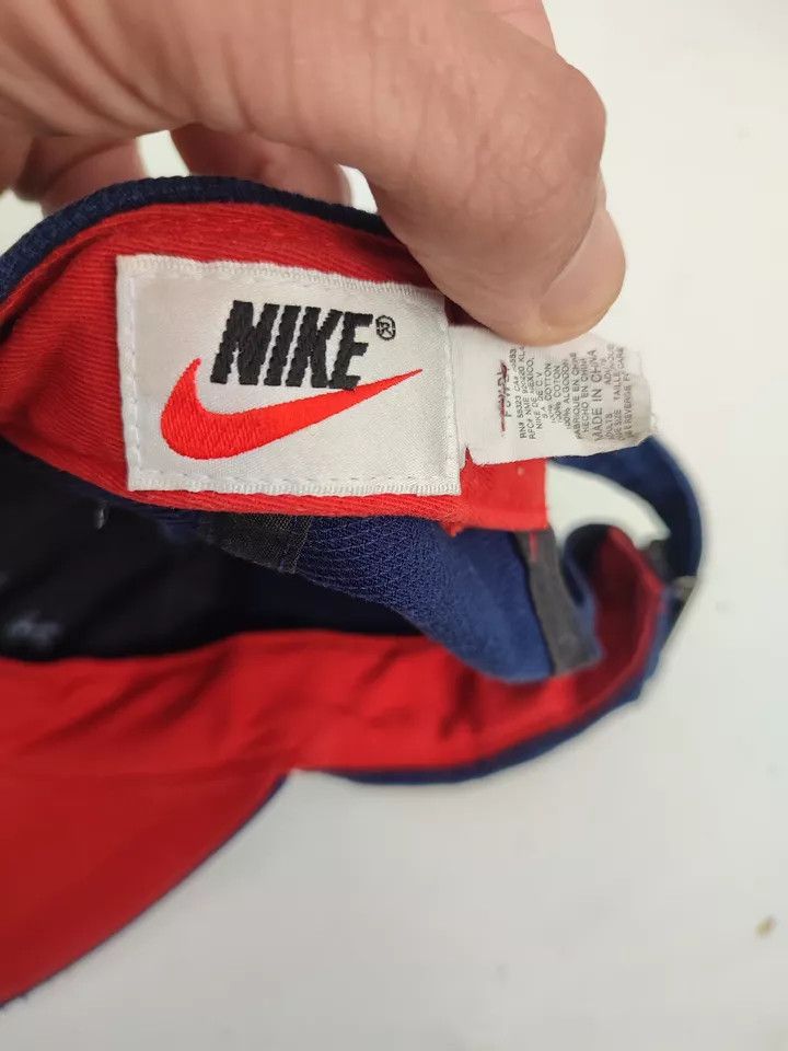 Nike Vintage Nike Hat Corduroy 80s - 90’S Blue Size ONE SIZE - 9 Thumbnail