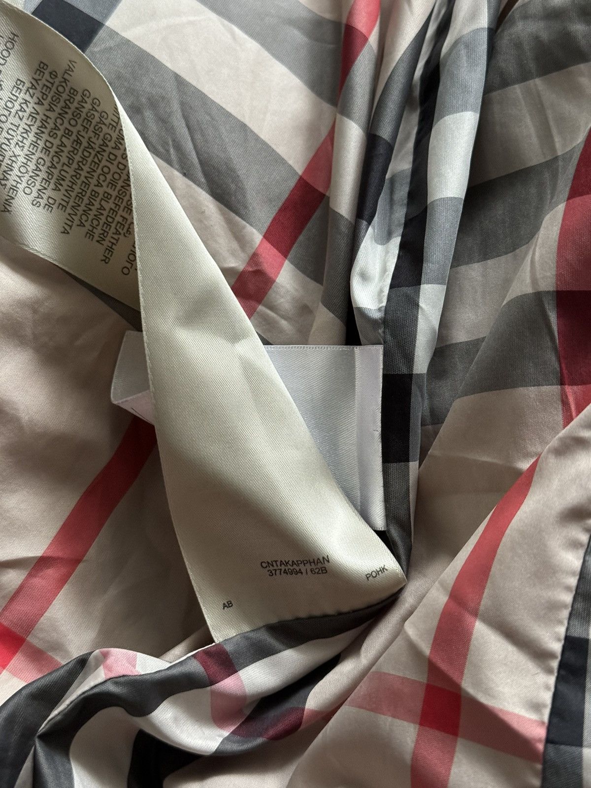 Burberry × Designer Burberry Brit nova check lining belted puffer down jacket Size S / US 4 / IT 40 - 14 Thumbnail