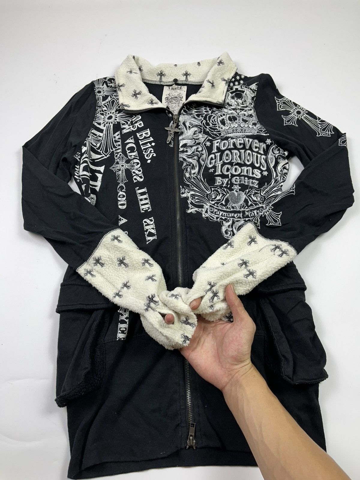 Japanese Brand ❤️‍🔥BINDING OFFER❤️‍🔥 AFFICTION CROSS GOTHIC BY GLITZ Size US M / EU 48-50 / 2 - 23 Thumbnail