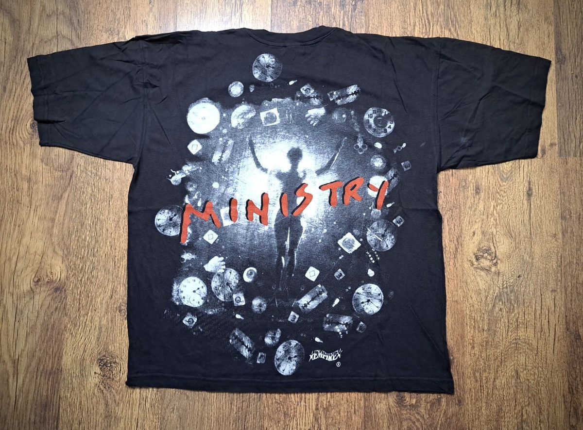 Band Tees MINISTRY x Vintage T-Shirt Size US XL / EU 56 / 4 - 2 Thumbnail