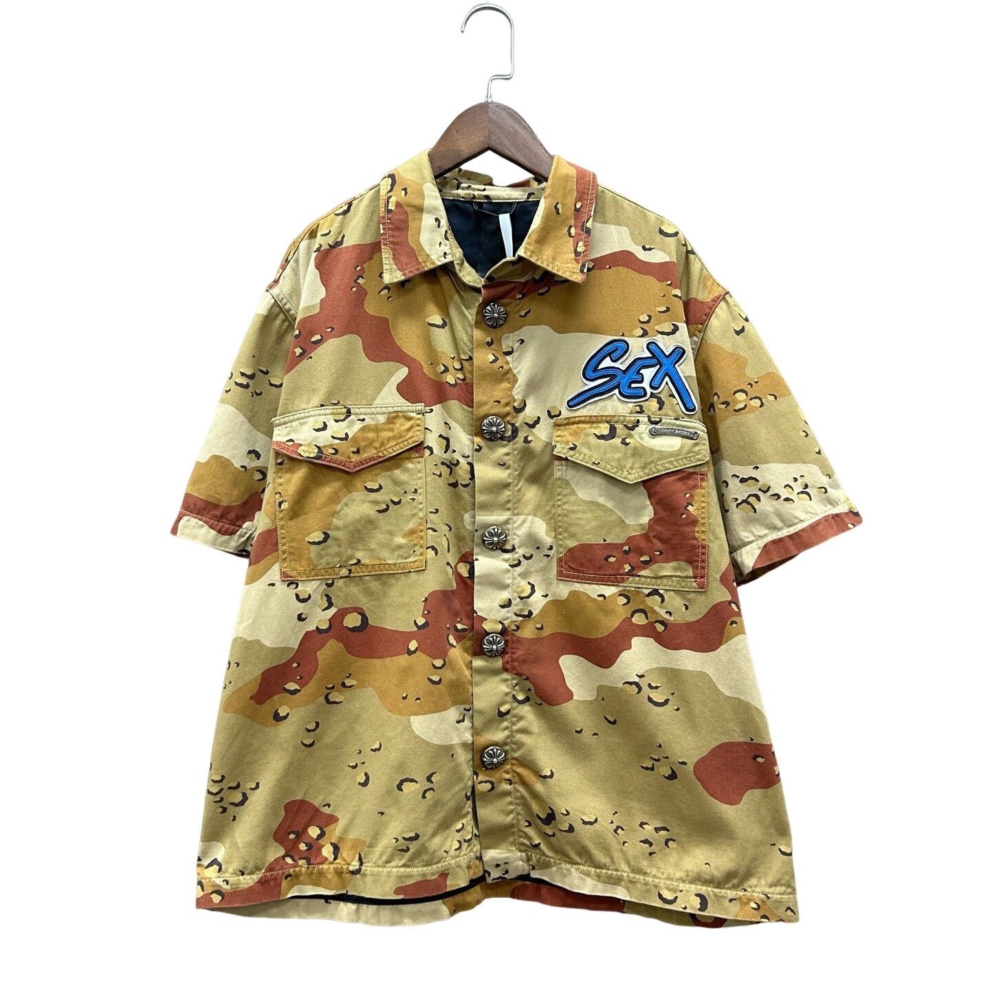 Chrome Hearts Chrome Hearts x Matty Boy Camouflage Shirt Size XL Size US XL / EU 56 / 4 - 1 Thumbnail